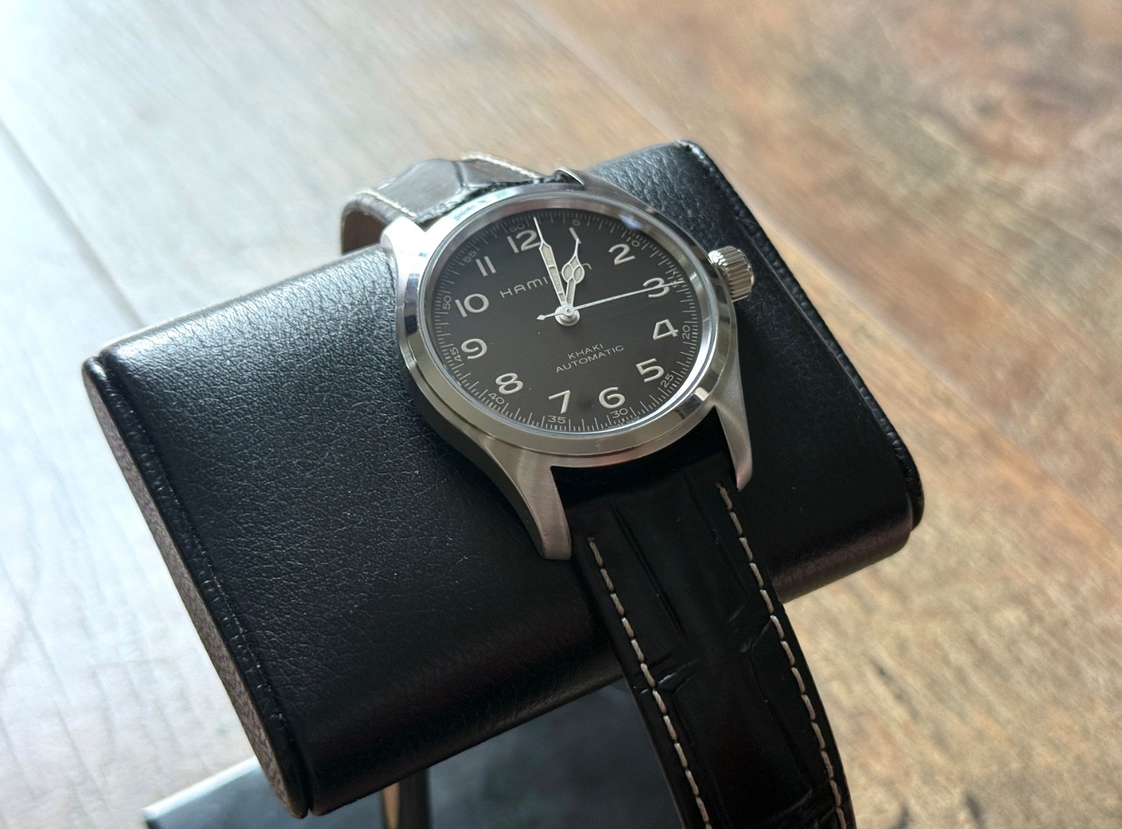 HAMILTON Khaki Field MURPH 42mm Automatic Black Dial Watch H70605731
