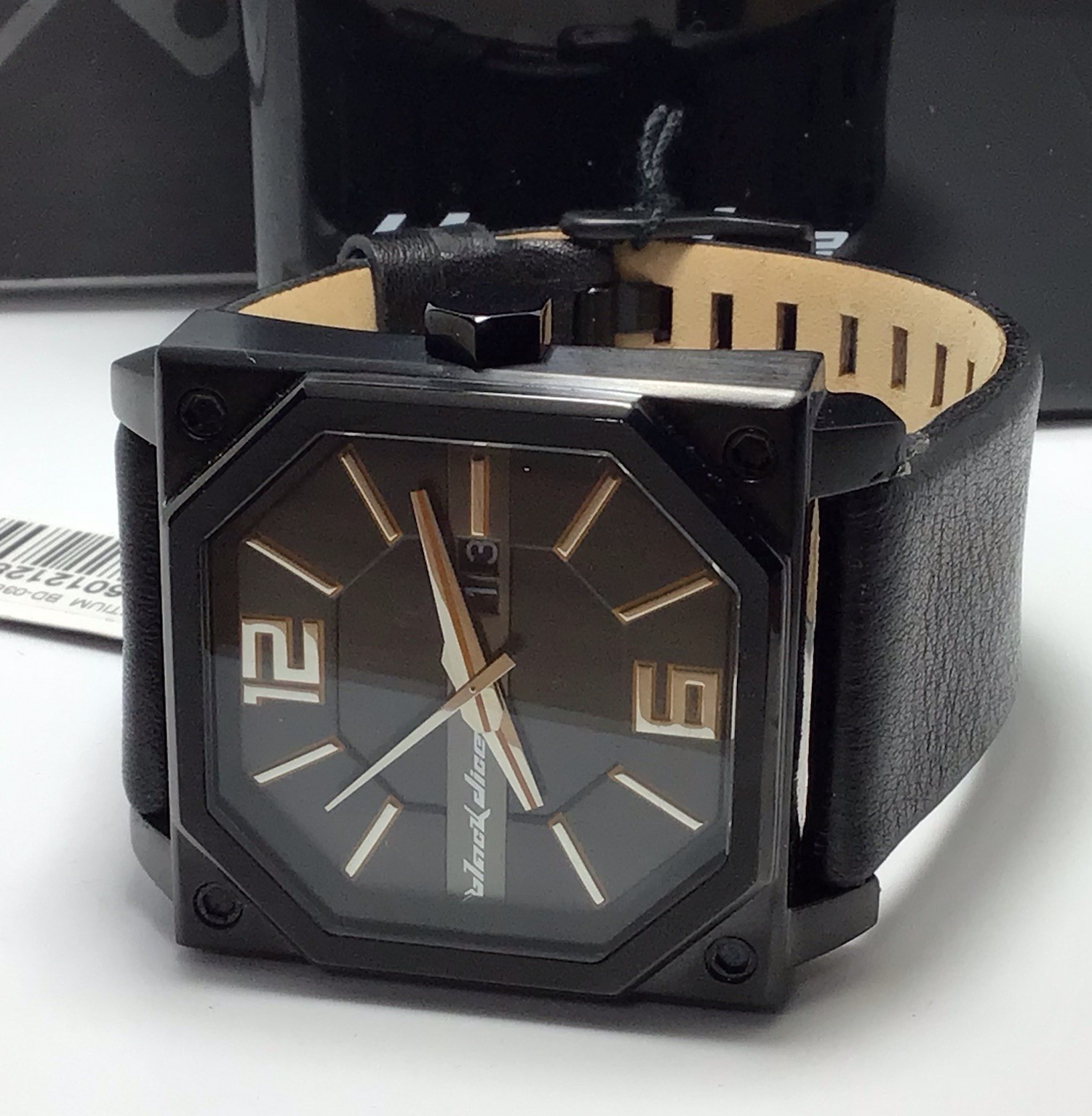 Black Dice Men’s Watch – Swiss Movement, 5ATM