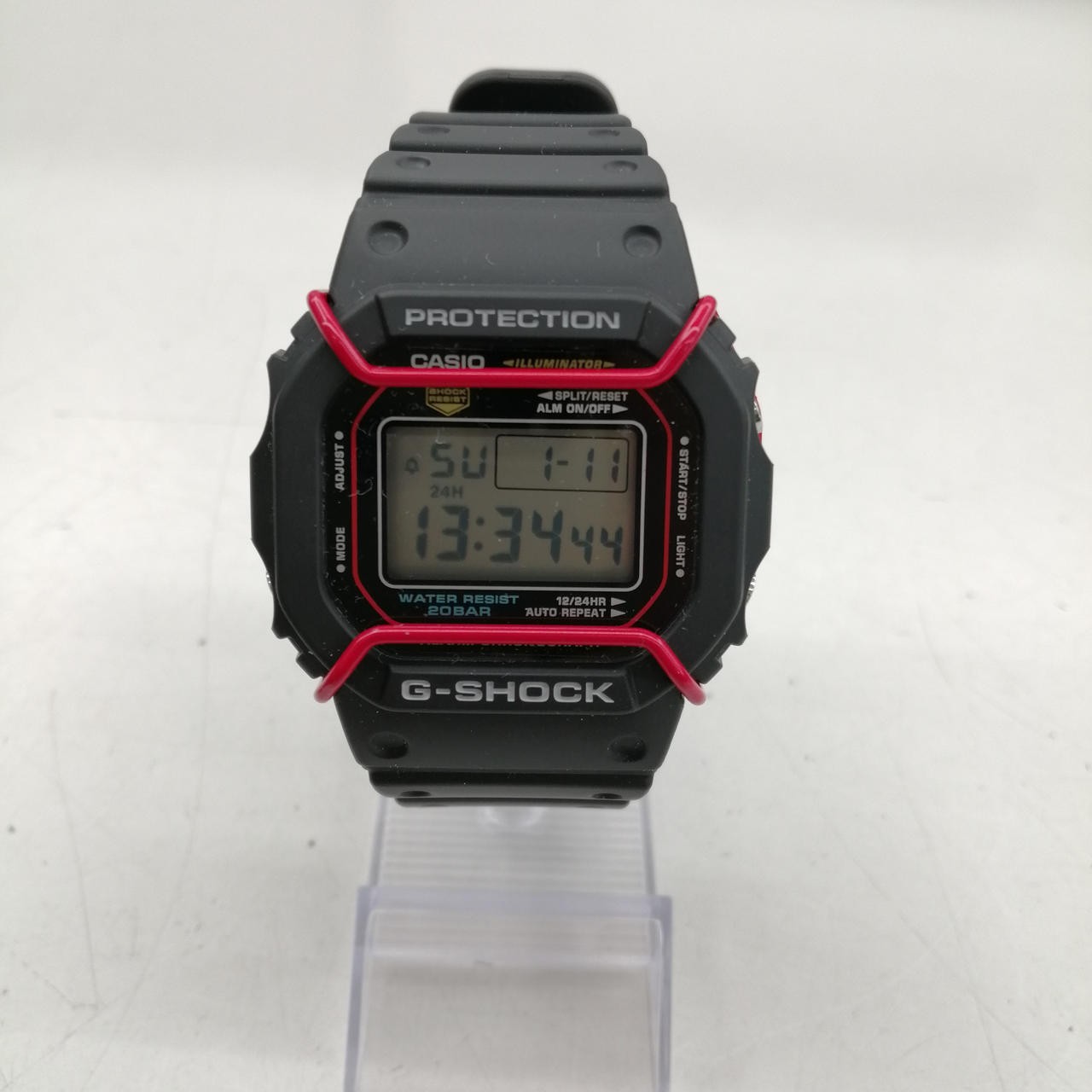 CASIO G-SHOCK DW-5600RL 1ER Black Red Black Men Watch Auth Japan
