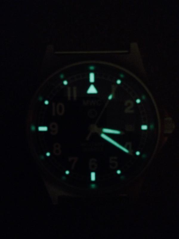 MWC G10LM Military Watch | 50m | Date Window | Screw Case Back | Black strap