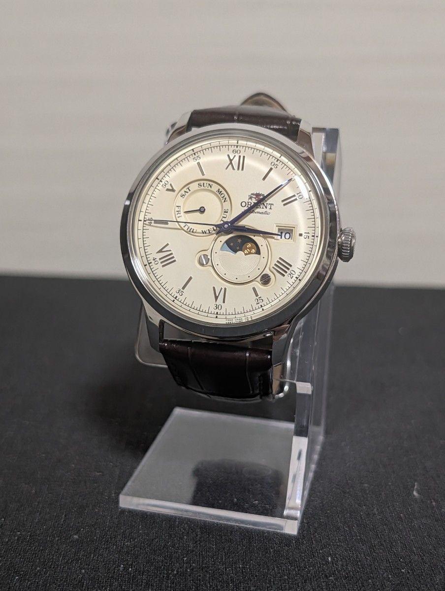 Orient Bambino RN-AK0803Y Automatic Sun & Moon Watch Used