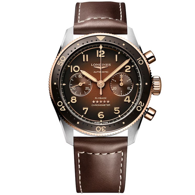 New Longines Spirit Flyback Chronograph 42mm Mens Watch L38215592