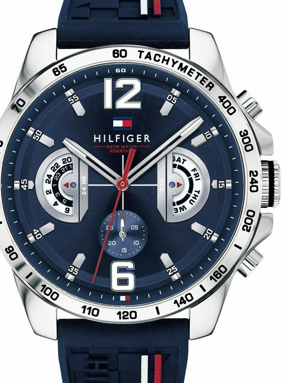 Tommy Hilfiger Sport Decker Silicone Strap Multi-Function Men’s Watch 1791476