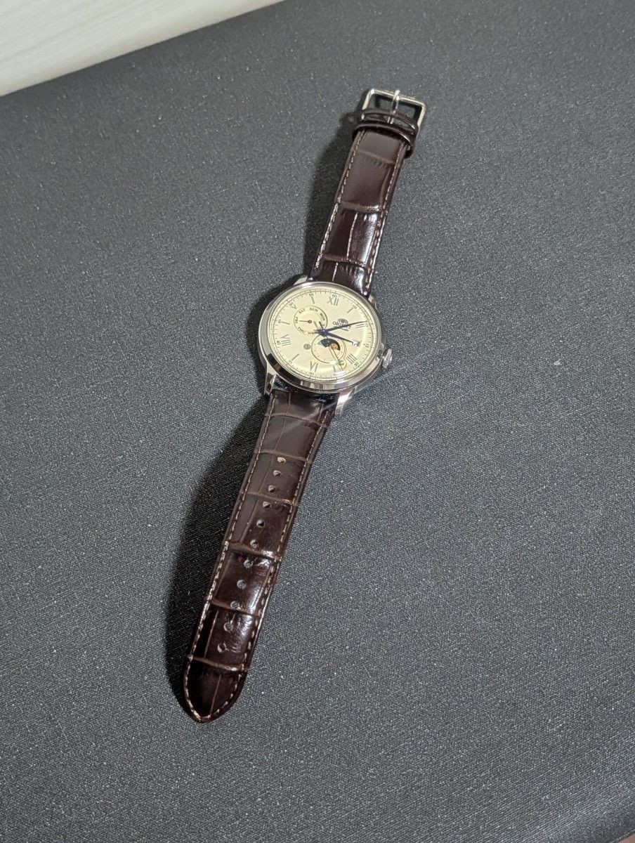 Orient Bambino RN-AK0803Y Automatic Sun & Moon Watch Used