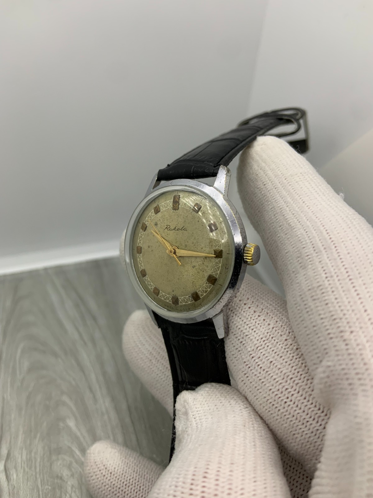 Vintage Soviet Men’s Watch RAKETA Baltika USSR 60s Mechanical 2609.I Serviced