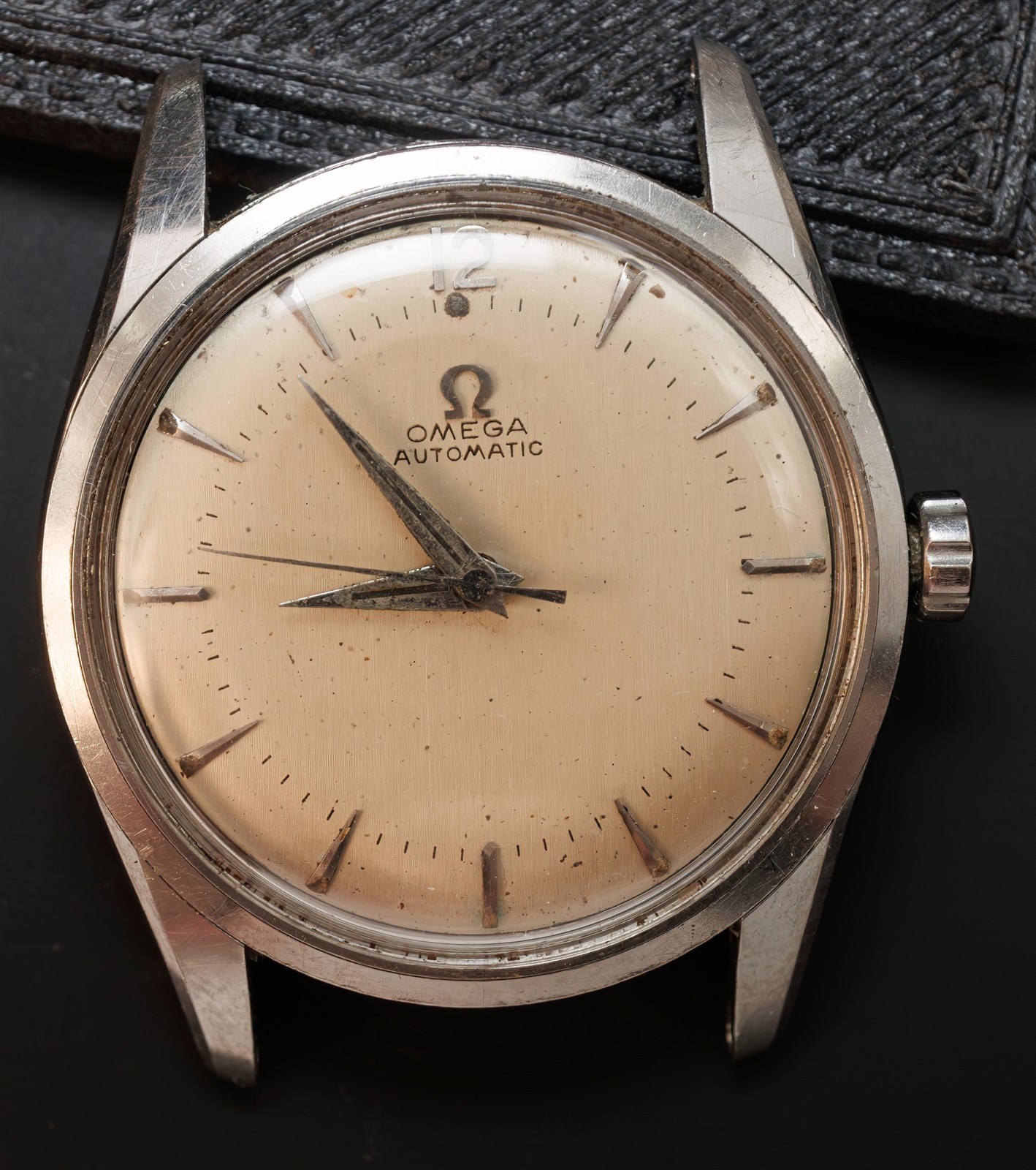 Vintage 1956 Omega Automatic Seamaster Cal. 500 Stainless Steel Watch 2869-1 SC