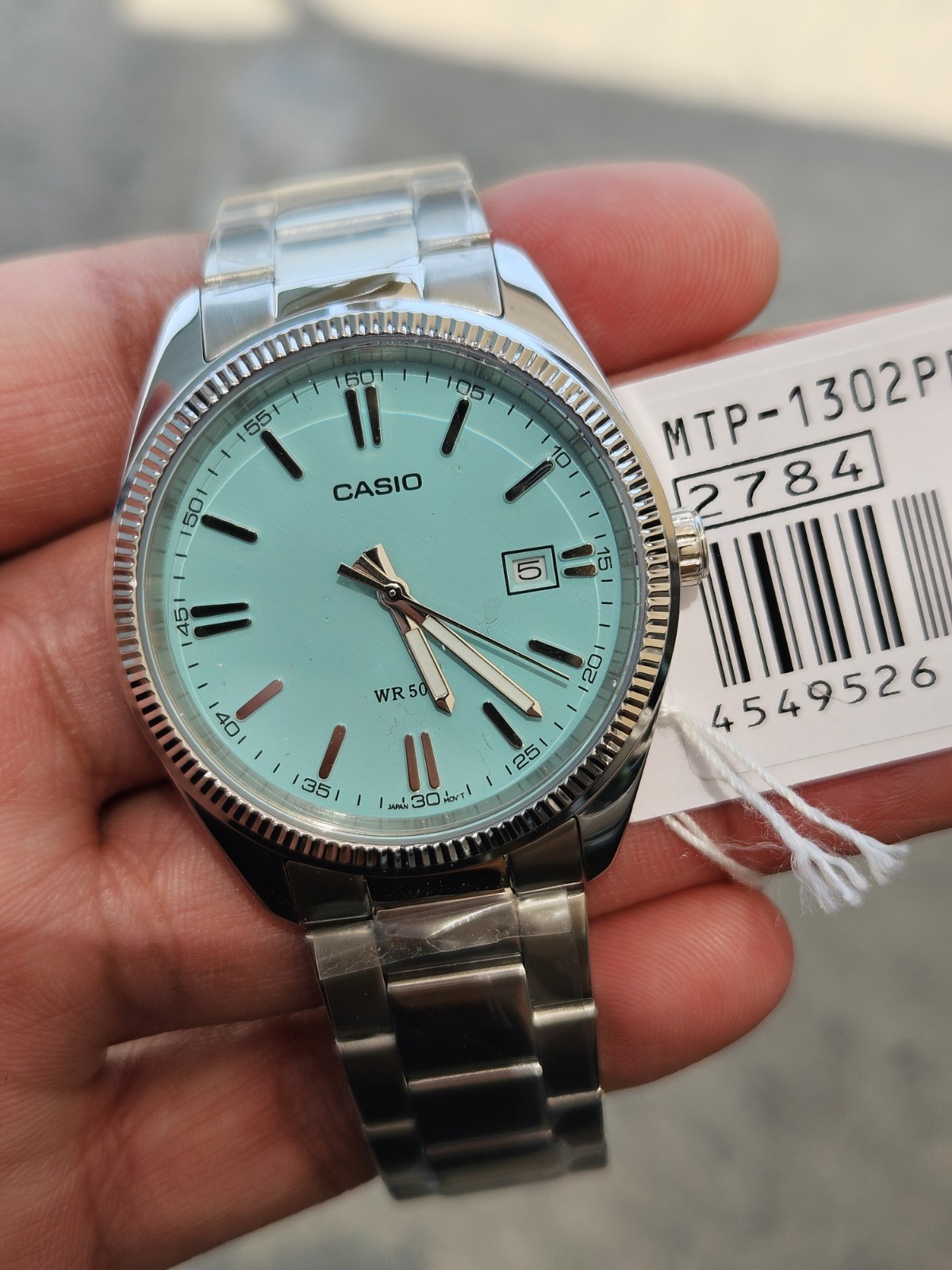 “Casio MTP-1302PD Light Blue Dial – Classic Men’s Stainless Steel LIMITED STOCK