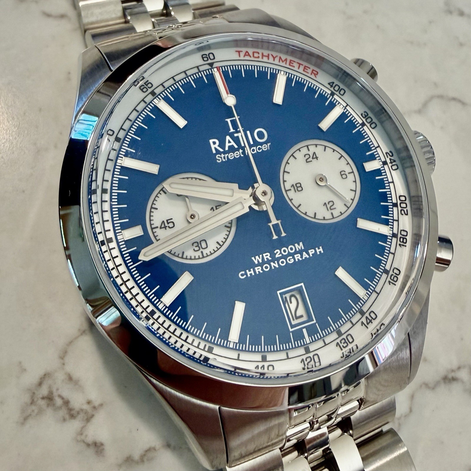 RATIO Street Racer Reverse Panda Chronograph