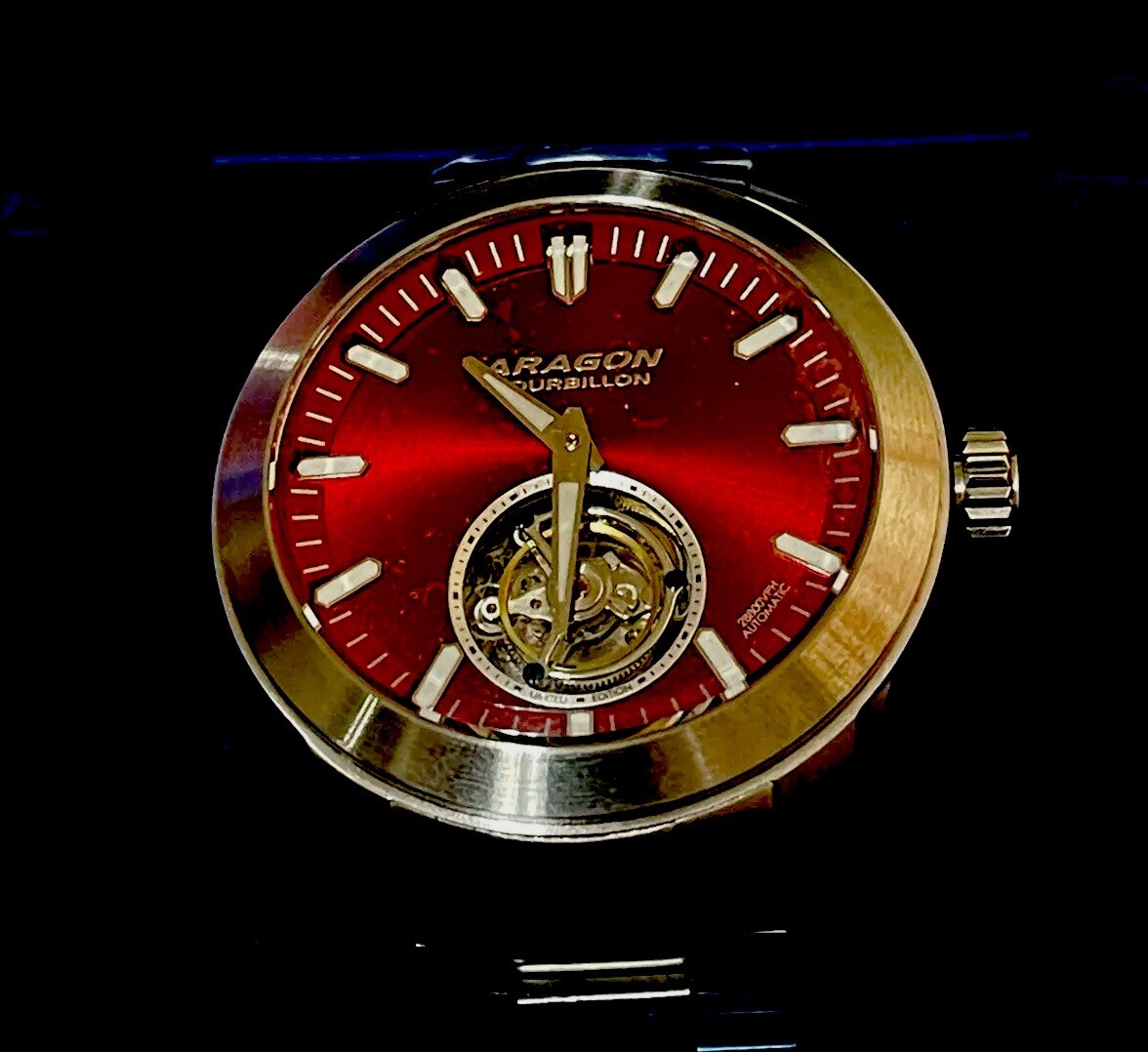 Aragon A551RED Antigravity Tourbillon Limited Edition Automatic 48mm