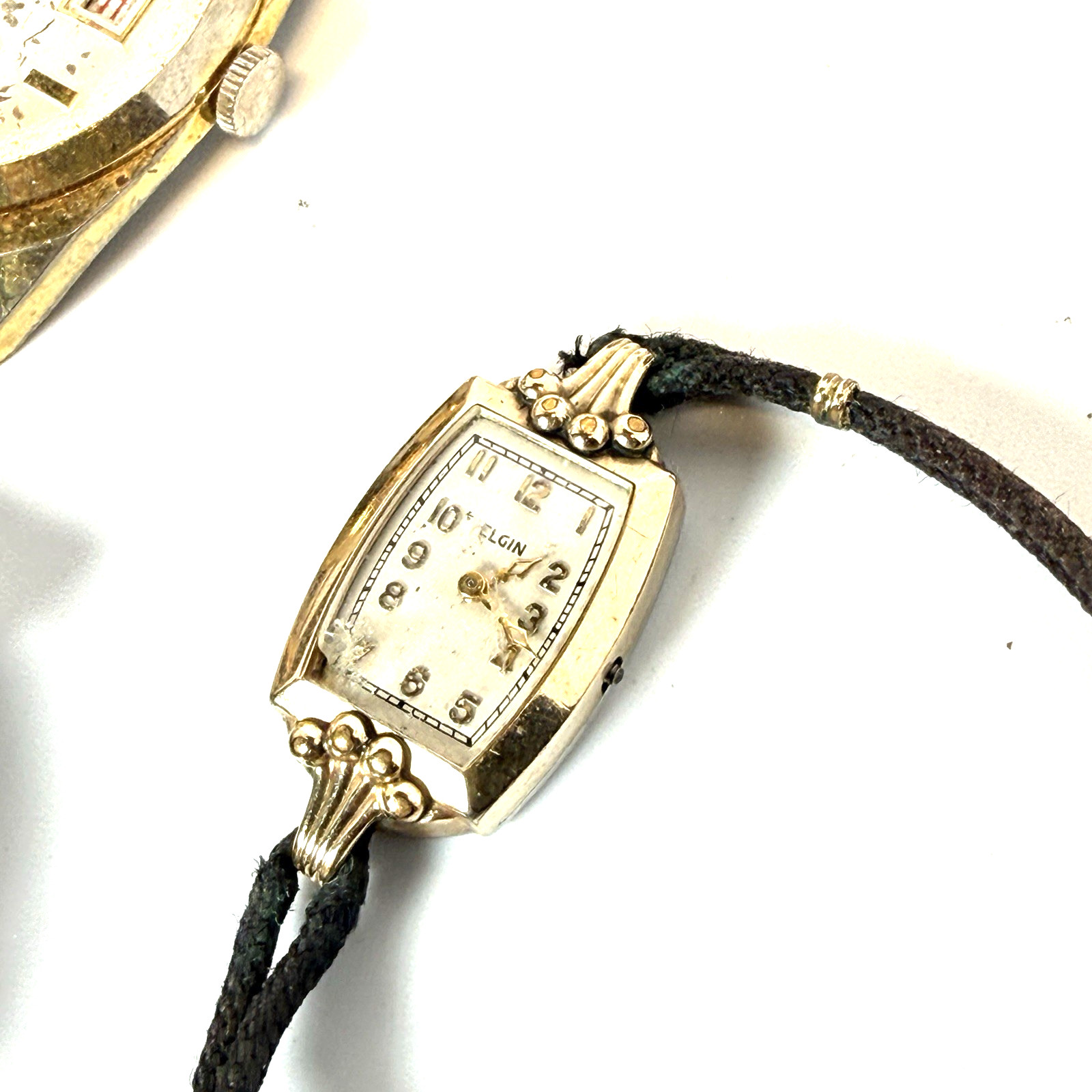 Lot of Vintage Wrist Watches – Elgin, Helbros , Catena , Timex FOR PARTS REPAIR