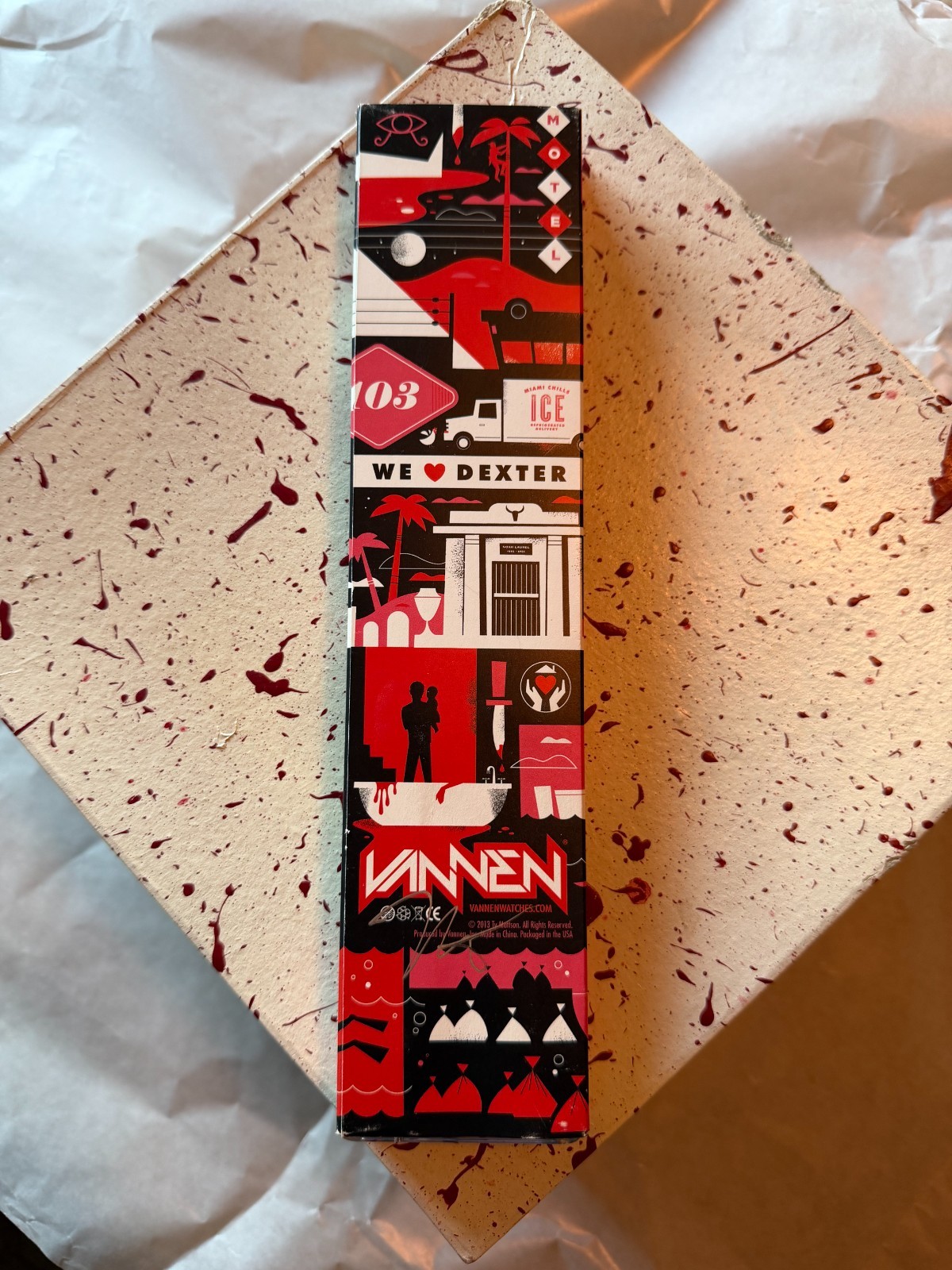 Dexter Series Vannen Watch – 2013 Dark Pasenger Artist Signed Box Never Worn