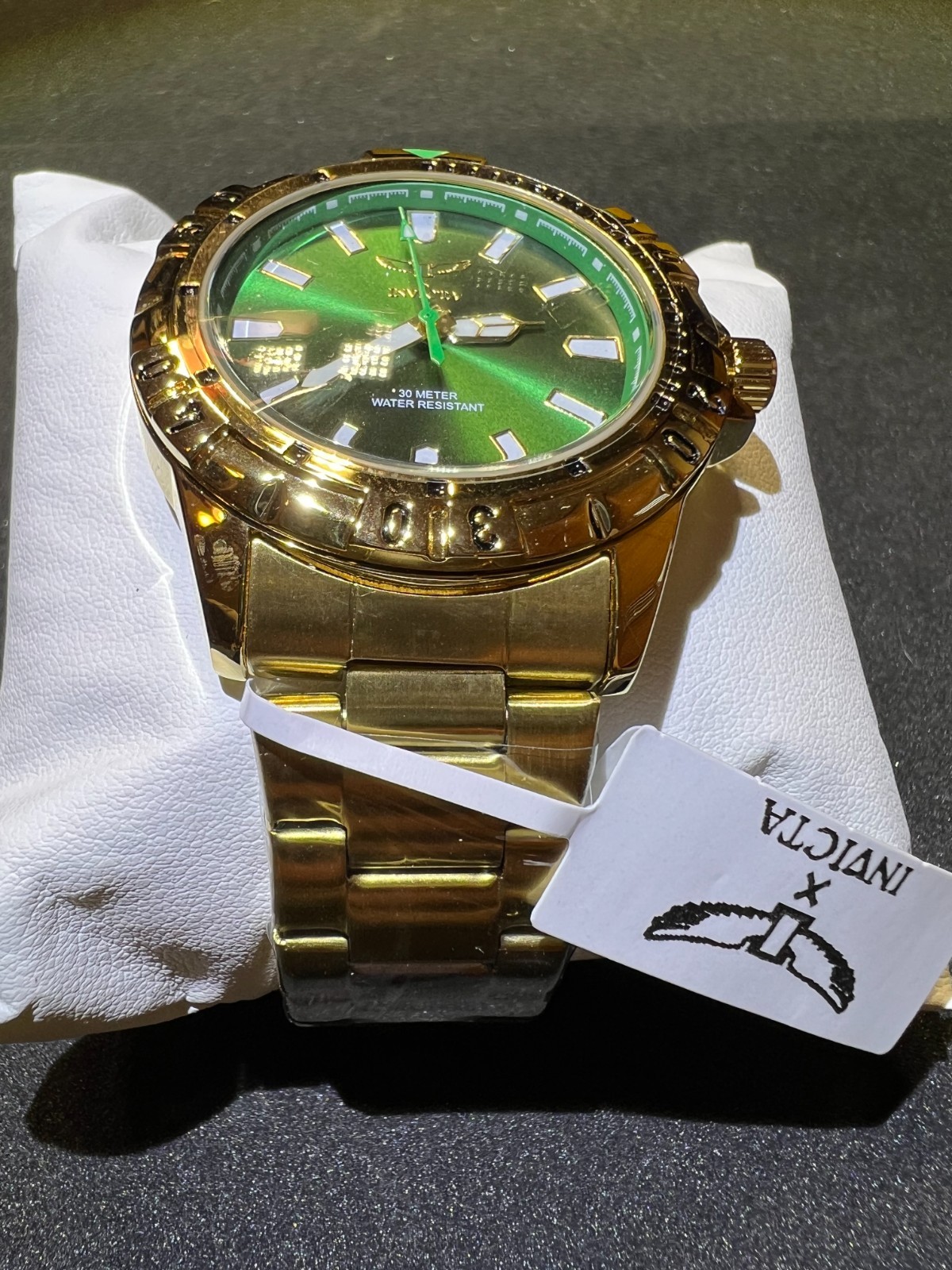 Invicta Specialty I by Invicta Men’s Watch – 42mm. Gold with Green Face (69034)