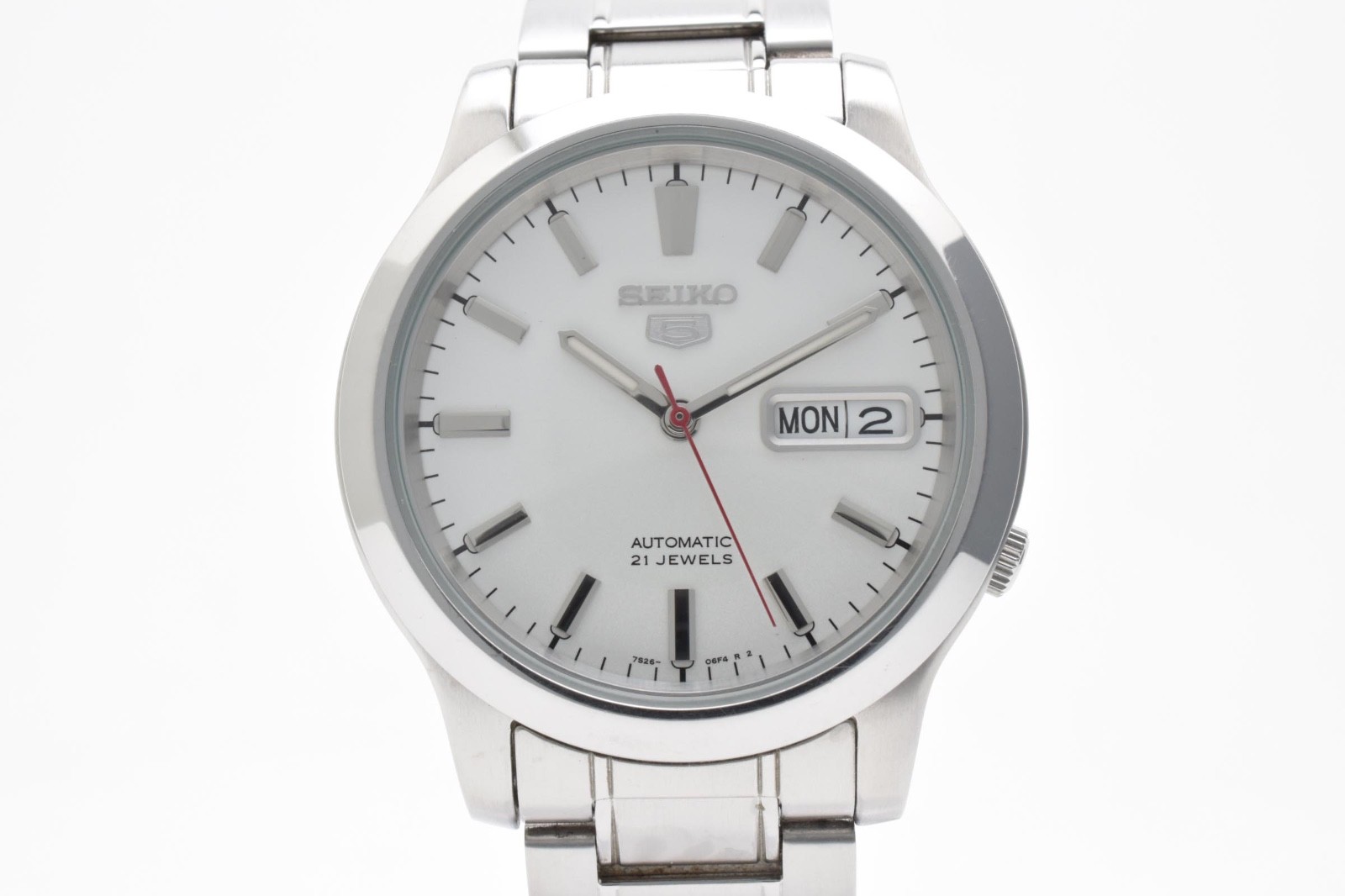 [Exc+5] SEIKO5 7S26-02J0 WhiteDial Day/Date Automatic Men’s Watch From JAPAN