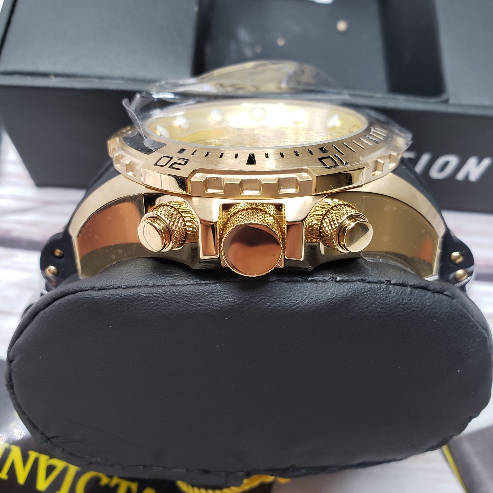 INVICTA STAR WARS C3PO CHRONOGRAPH WATCH LIMITED EDITION BLACK GOLD $995 -02