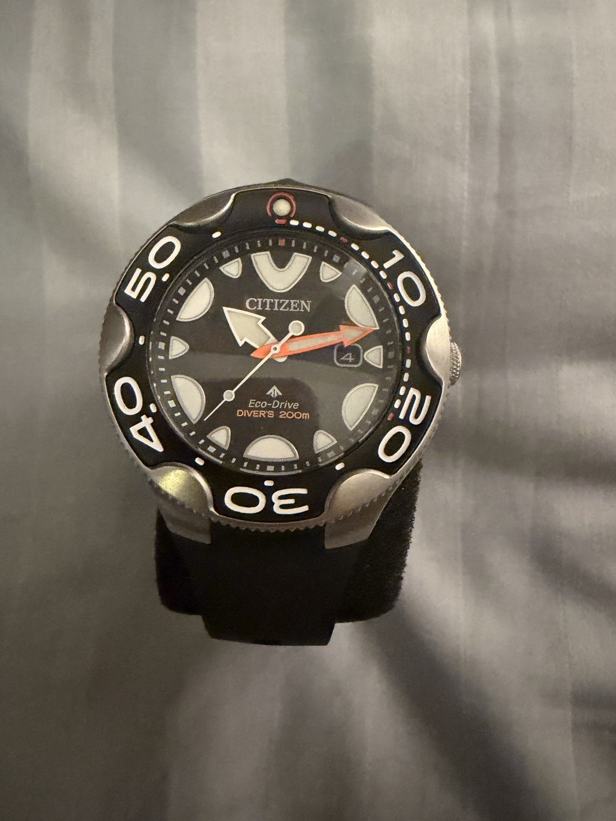 Citizen Eco-Drive Men’s ​PROMASTER ORCA Black Rubber Strap Watch