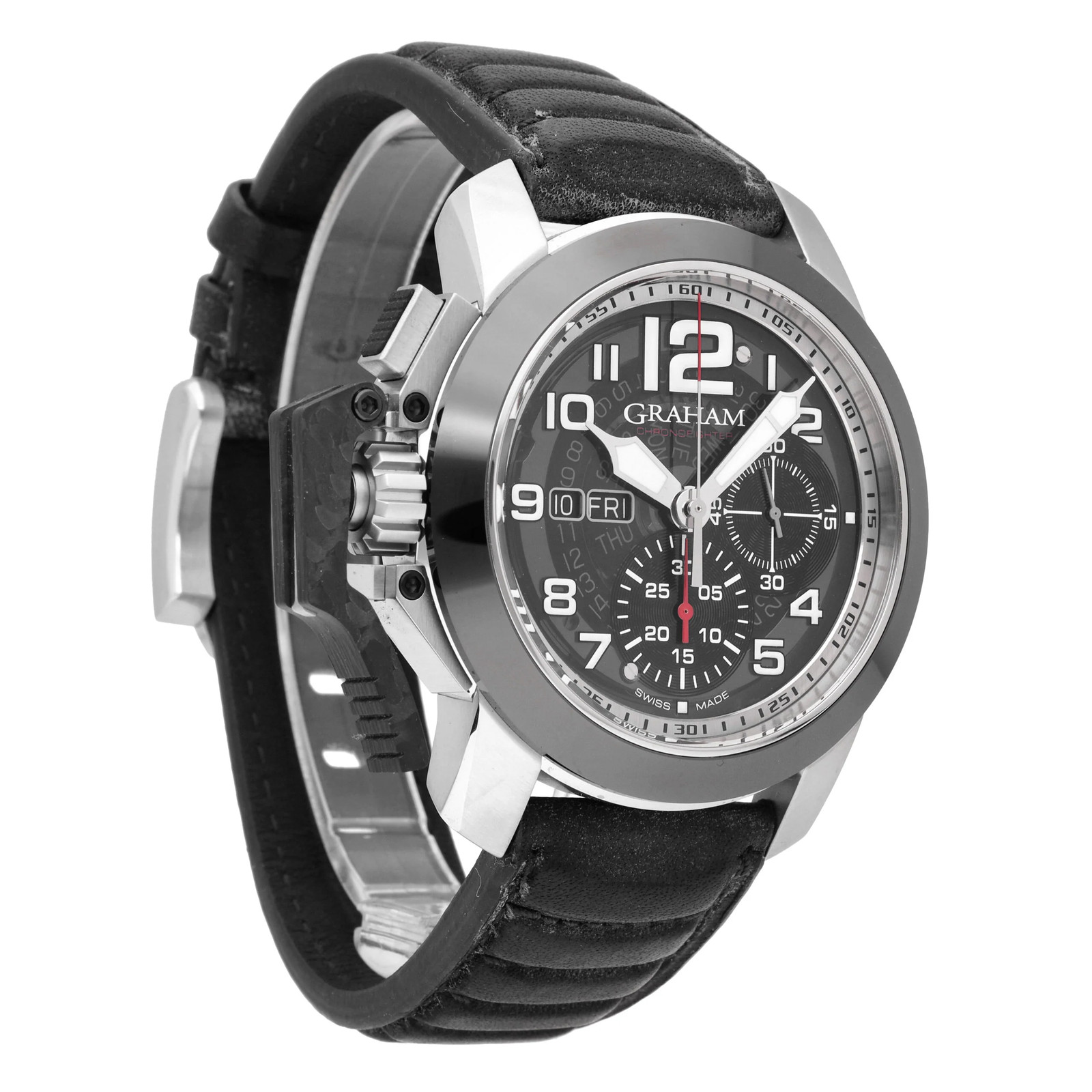 Graham Chronofighter Target Black 47mm Automatic Men’s Watch 2CCAC.B33A.L143S