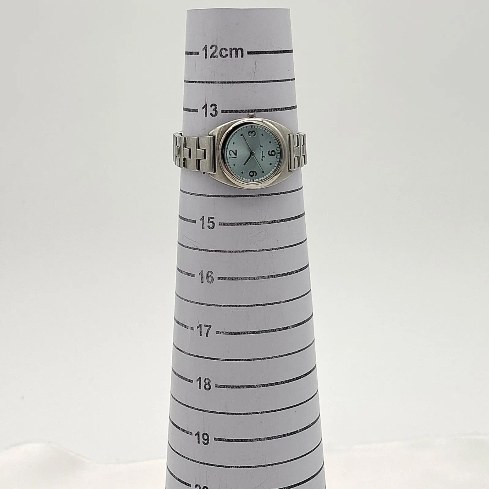 Working Item agnes b. Watch Ladies Quartz 1N01 0AM0 Analog Round Face Silver Sim