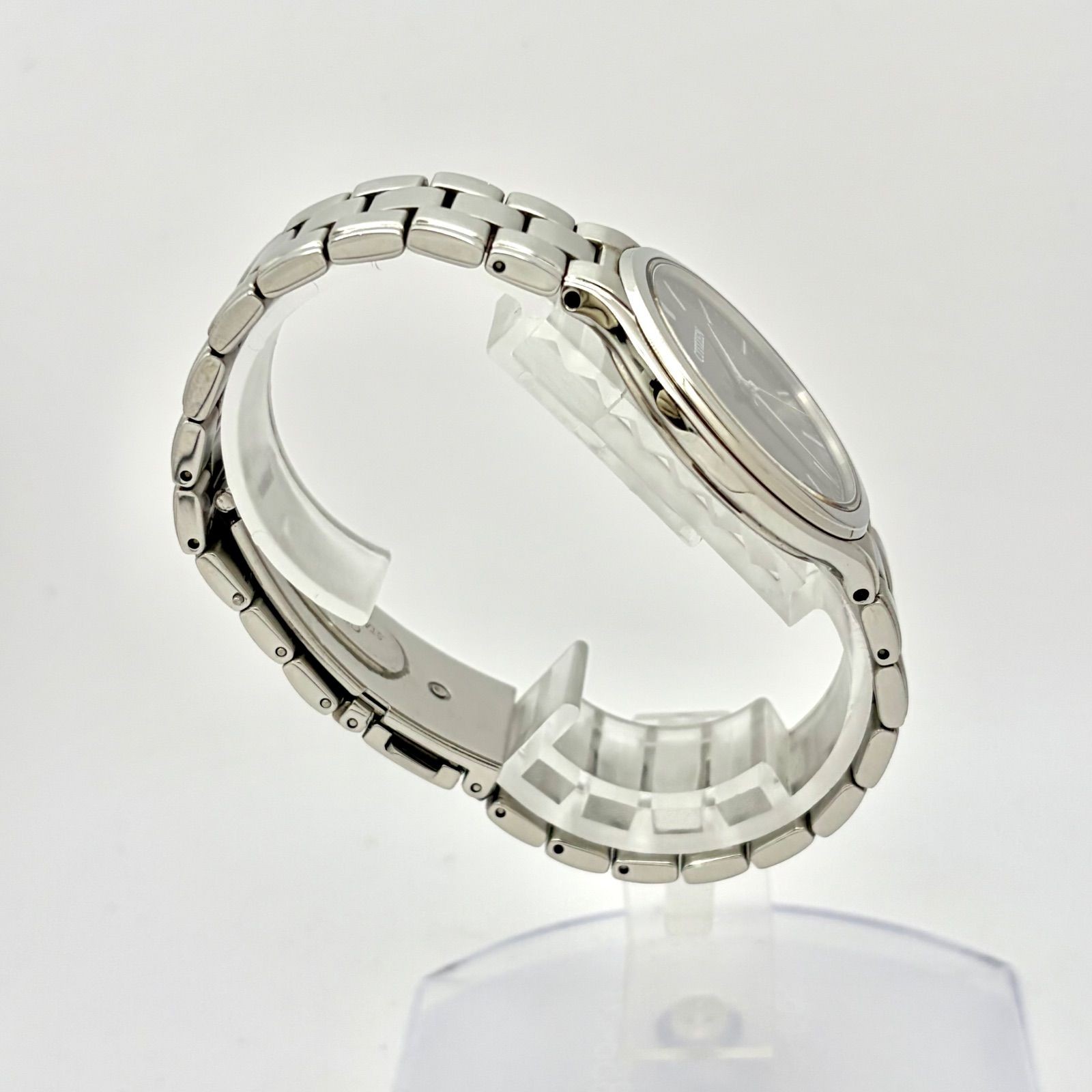 CITIZEN G431 S074266 18120393 Watch Solar Timepiece Mens Silver Dial