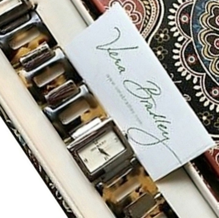 NEW Vera Bradley Kensington Tortoise Watch in Original Box