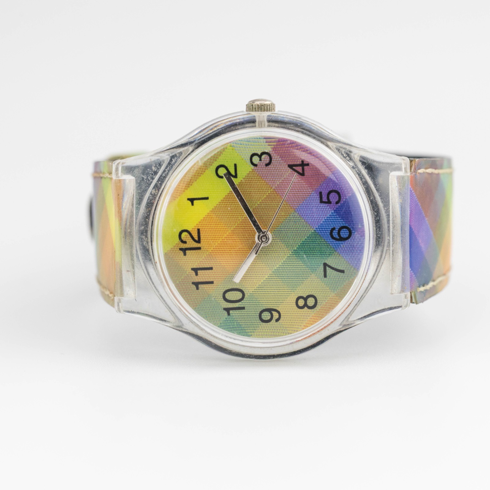 EPISODE Multicolor Clear Plastic Case Quartz Analog Women’s Watch New Battery