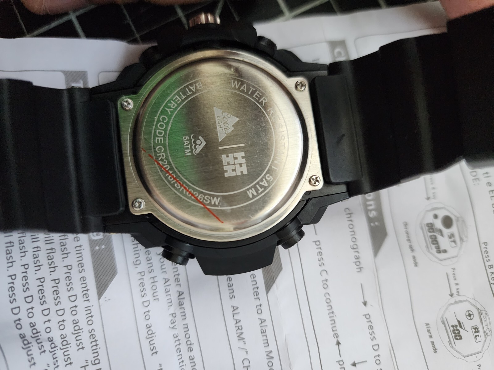 Coors Light hawaii’s finest collab sport Watch NEW water resistant 50m 5atm RARE