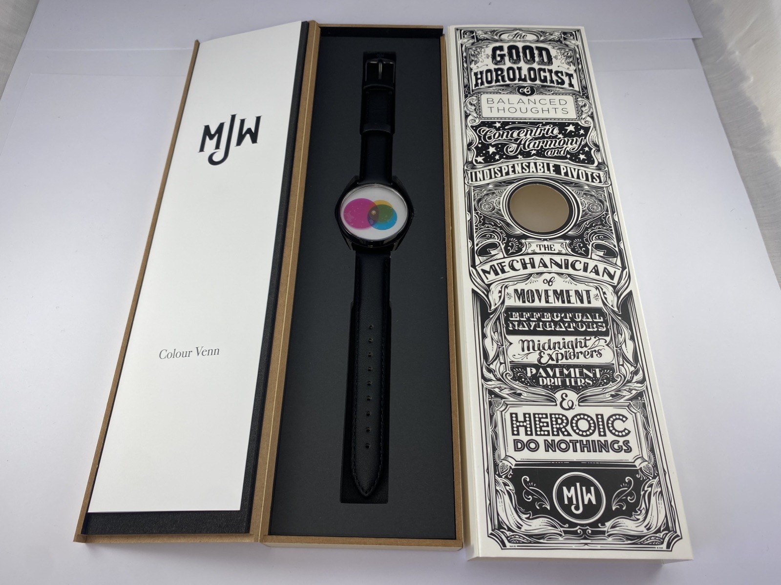 Brand New! Mr Jones Watches ‚Colour Venn‘ With Papers & Box MJW Mechanical Swiss