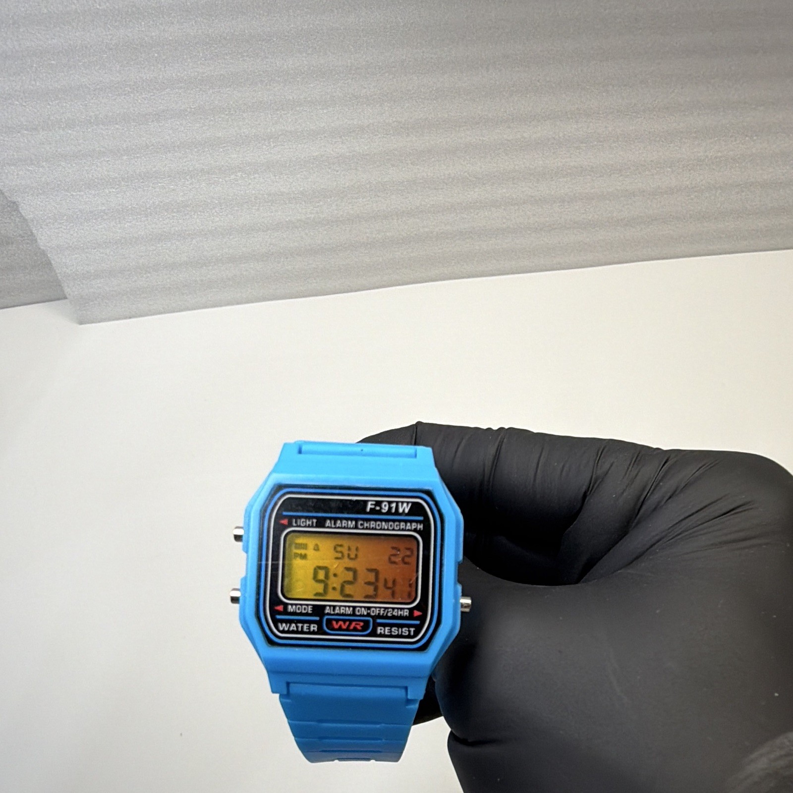 F-91W “Pacific Arcade” Custom Watch | Amber Gradient Lens