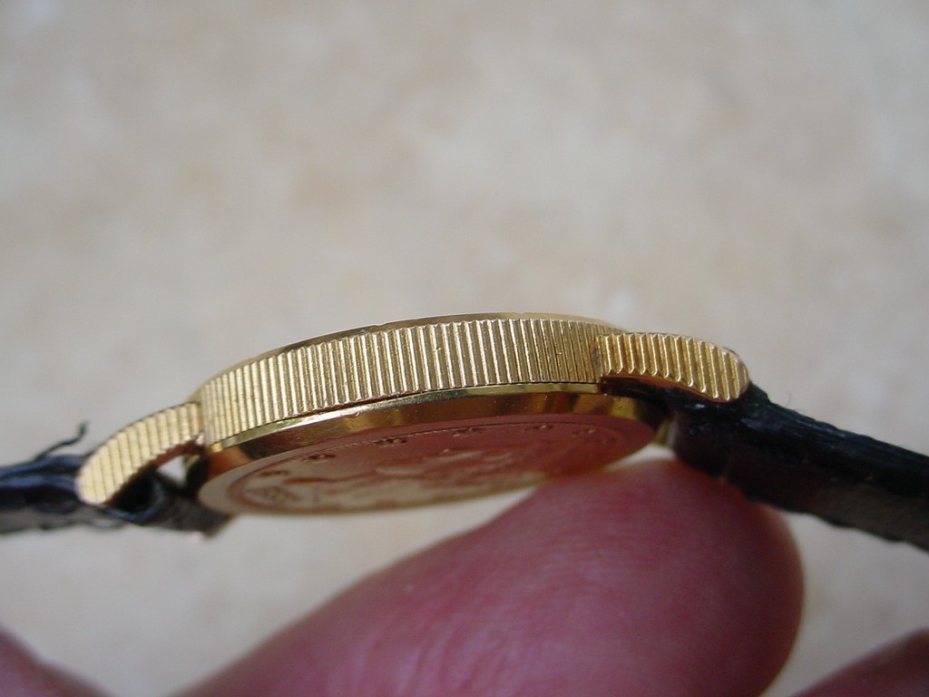 Beautiful 18K Gold Corum, $5 U.S. Gold Coin Watch.