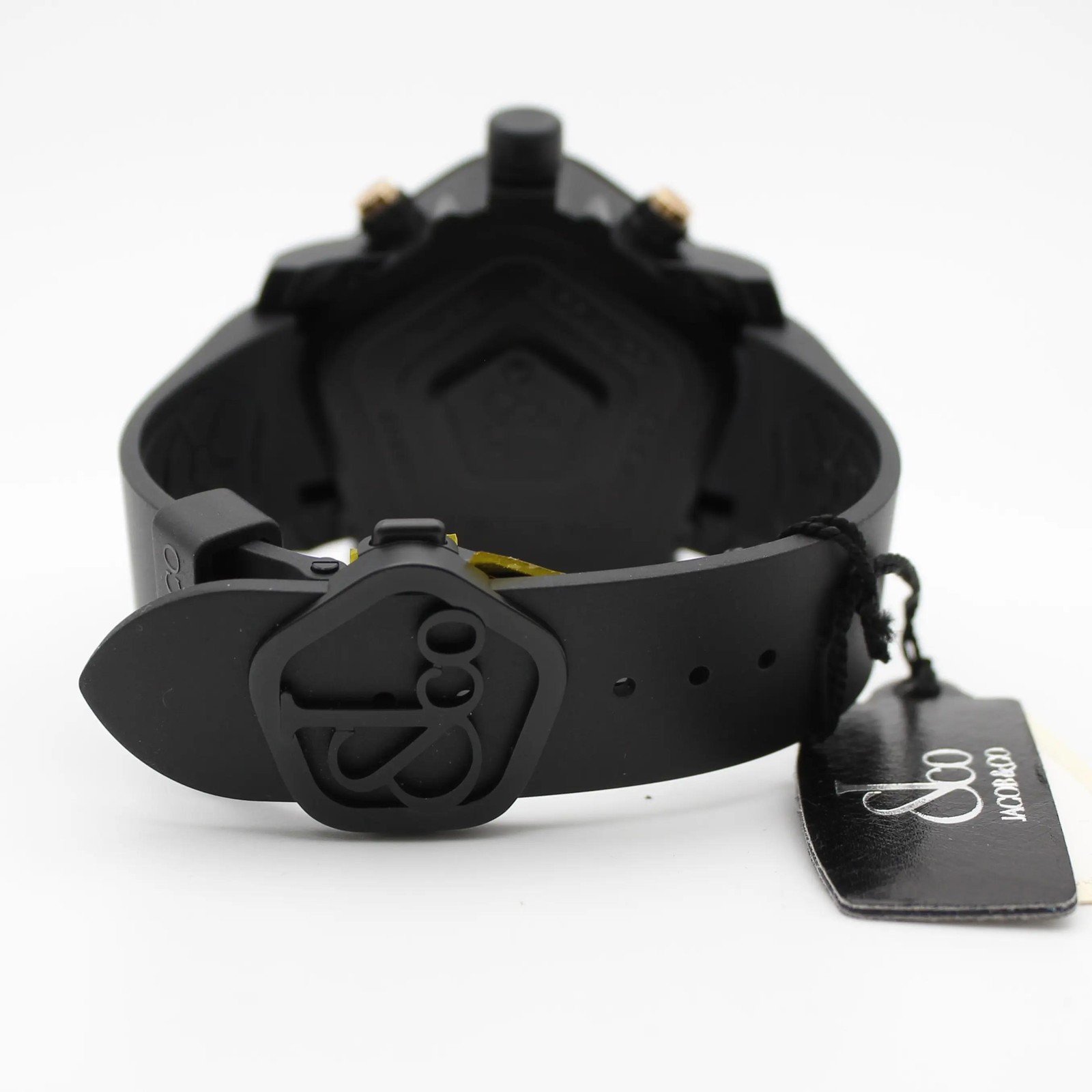 Jacob & Co. Ghost Steel Black PVD Quartz Mens Watch GH100.14.NS.MR.AHA4D