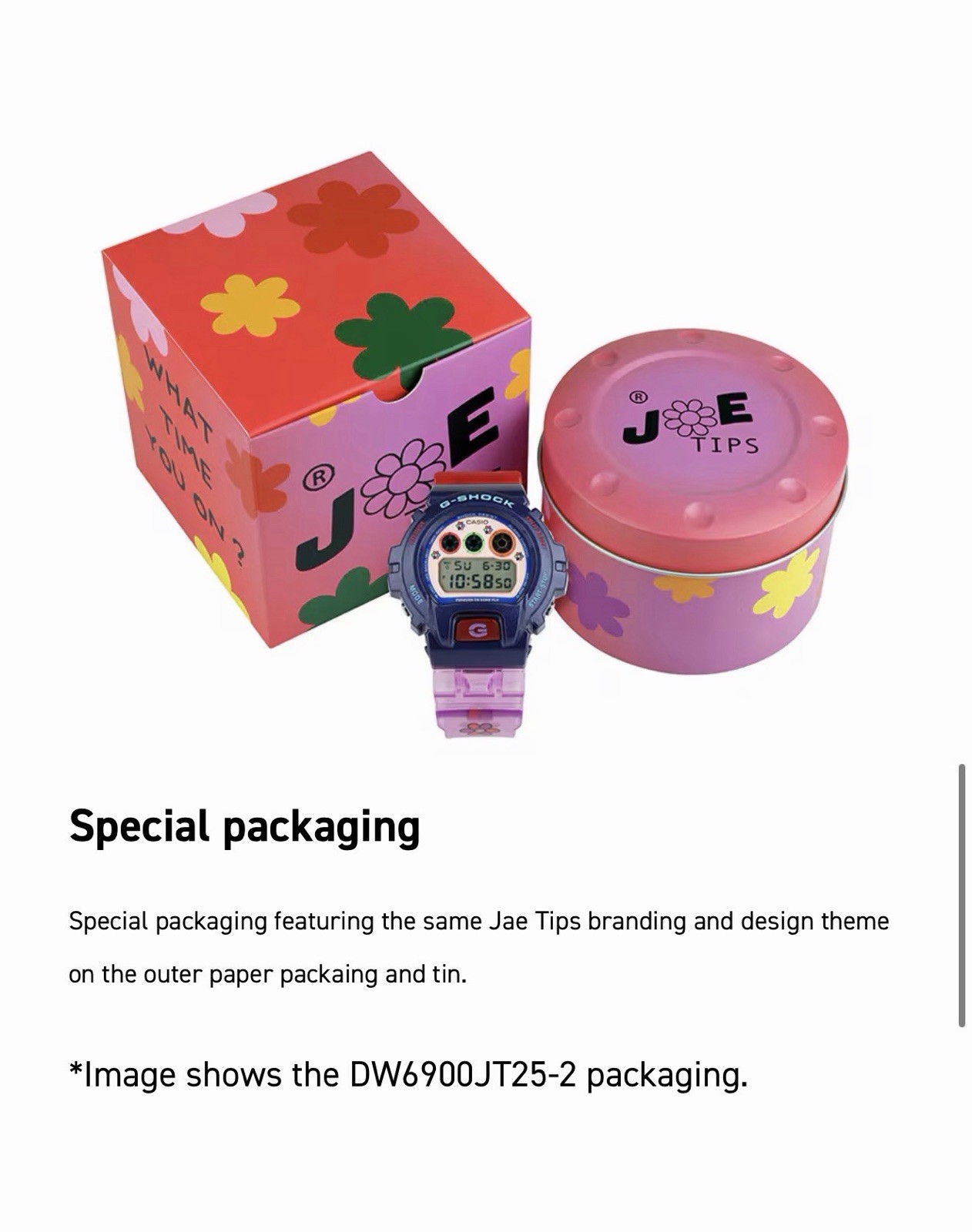 Casio G-SHOCK x JAE TIPS Collaboration DW6900JT25-2CR New Complexcon Las Vegas