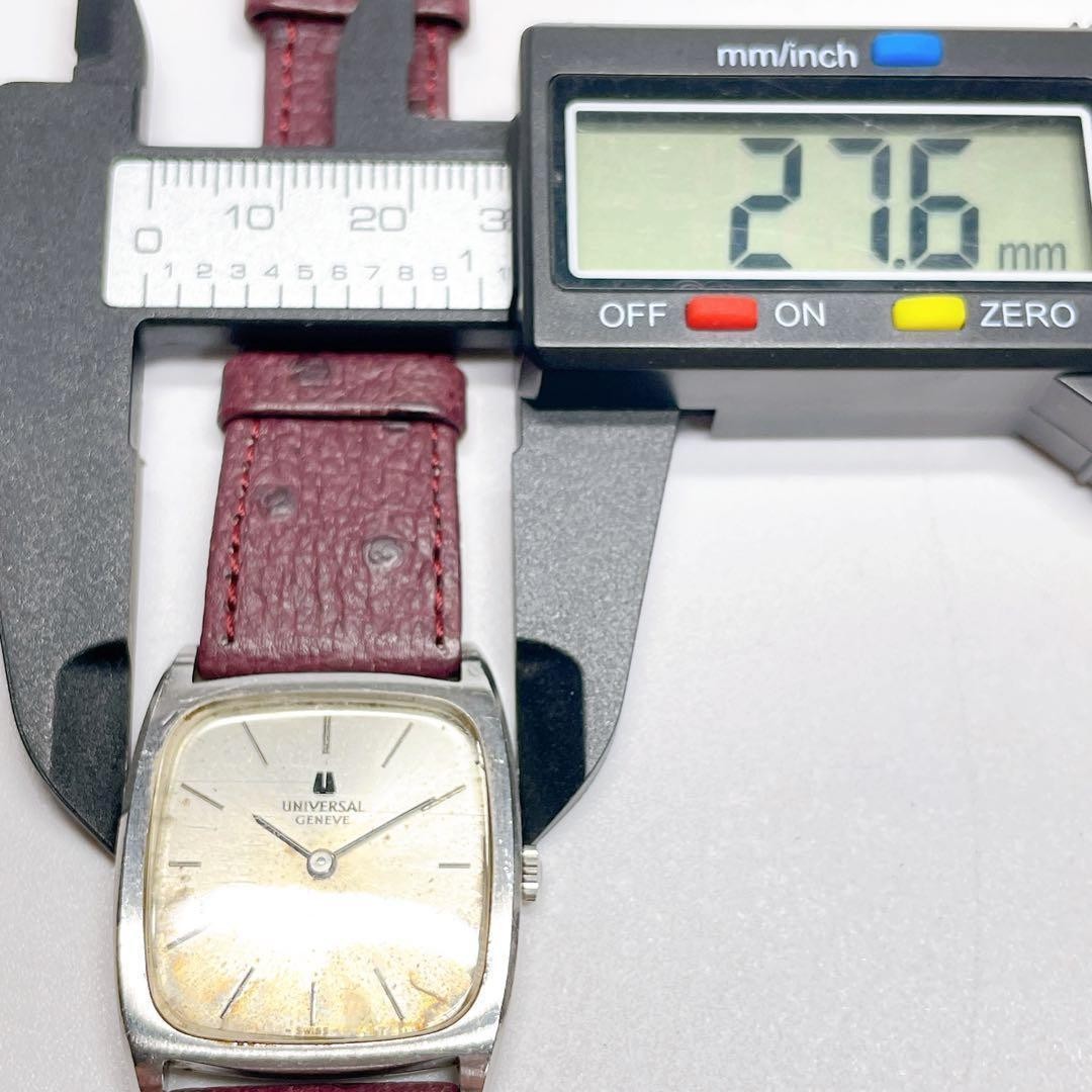 Junk UNIVERSAL GENEVE 842114 Manual Watch 27.6mm 14-19cm Not Working Parts