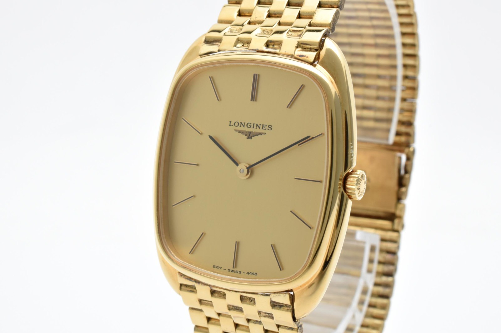 [Exc+5] Vintage Longines 847 4448 Roman Hand Winding Men’s Watch From JAPAN