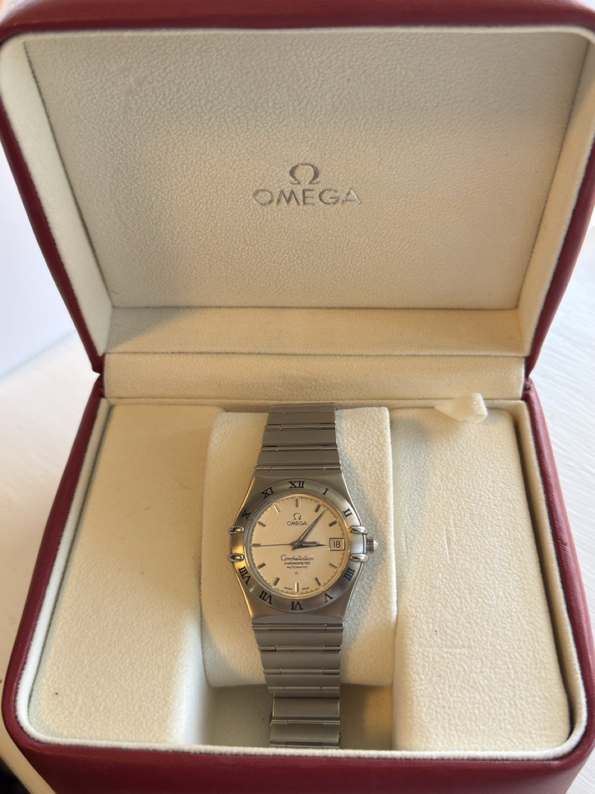 Omega Constellation Chronometer Automatic 35.5mm 1502.30.00 Silver Dial Watch