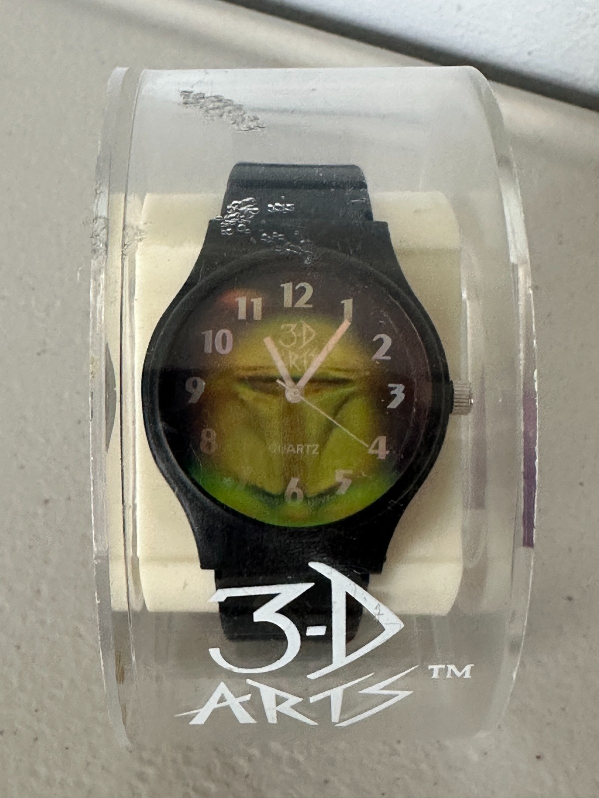 STAR WARS BOBA FETT 3D ARTS HOLOGRAM WATCH MANDALORIAN VTG 90S NEW NEEDS BATTERY
