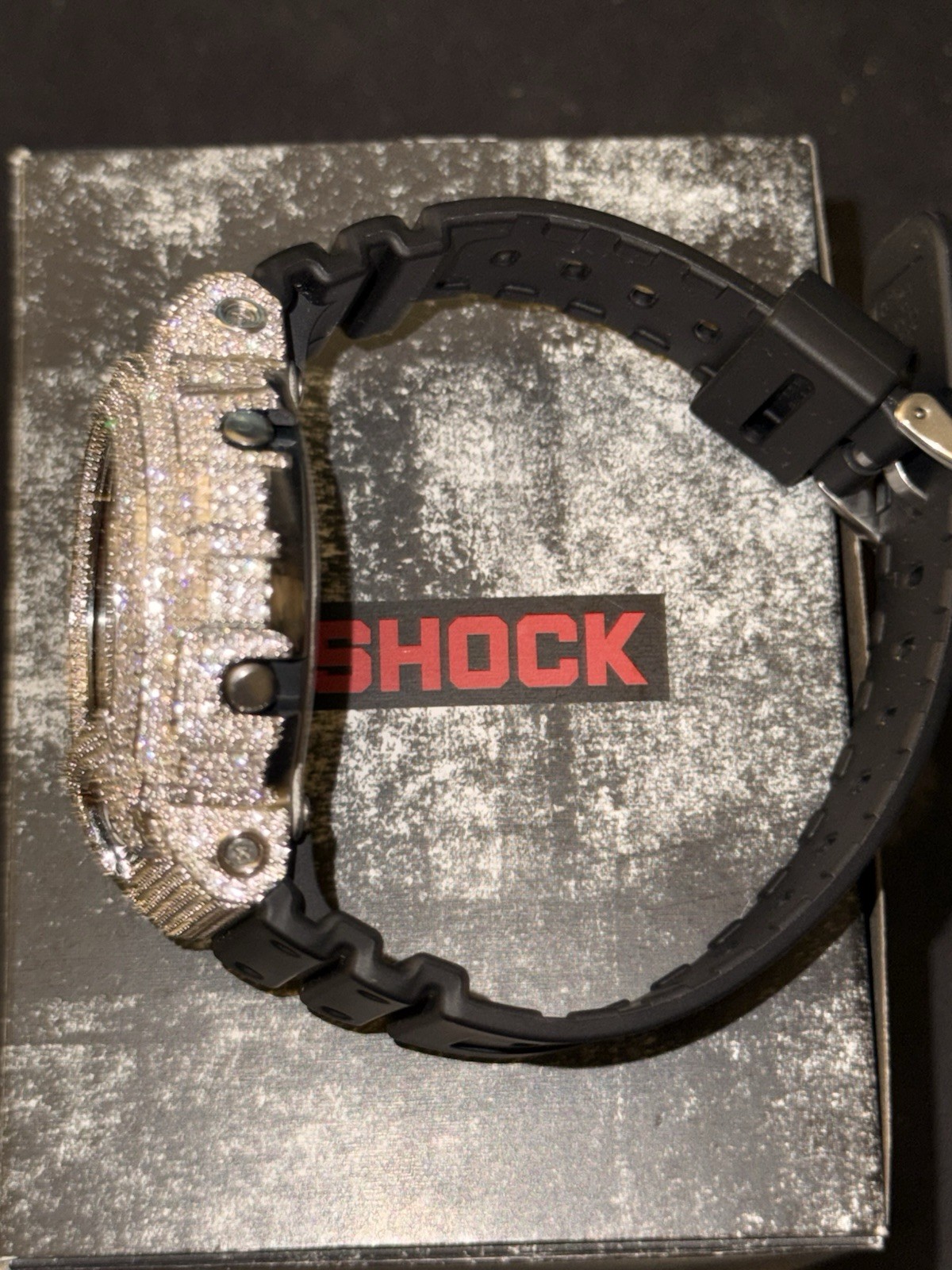G SHOCK Custom Moissanite Bezel DW-6900