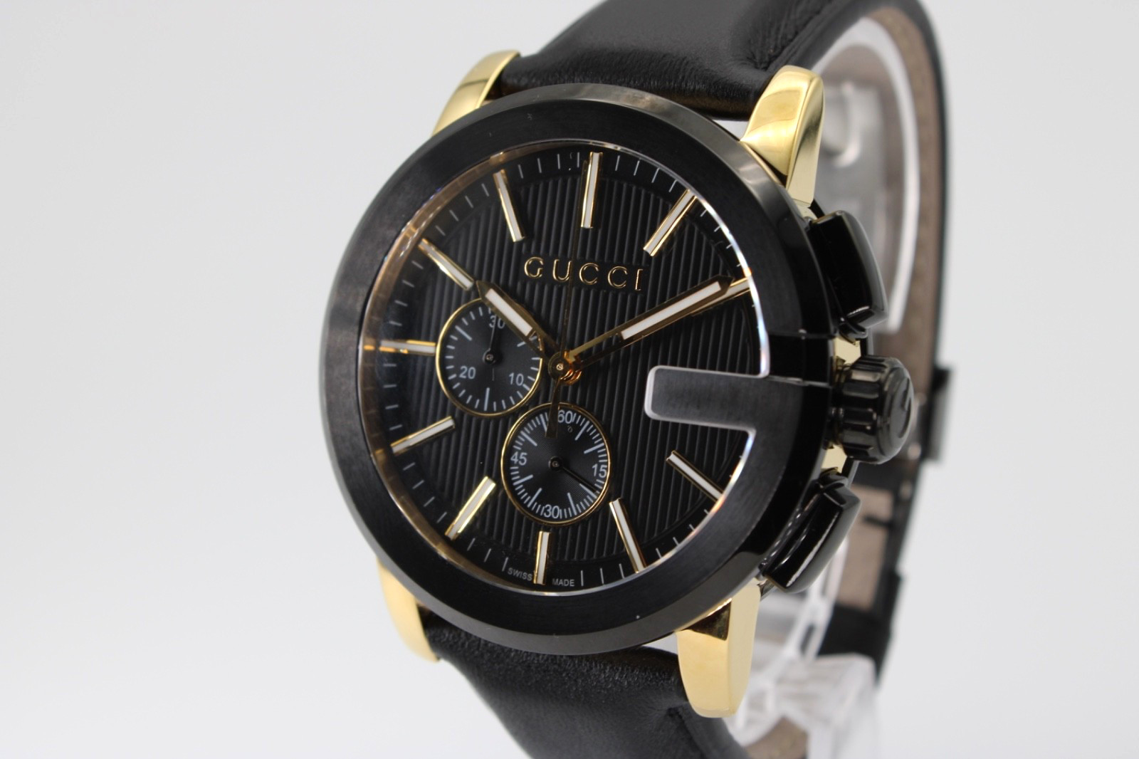 GUCCI G-Chrono YA101203 Black Dial Men’s Watch 44mm