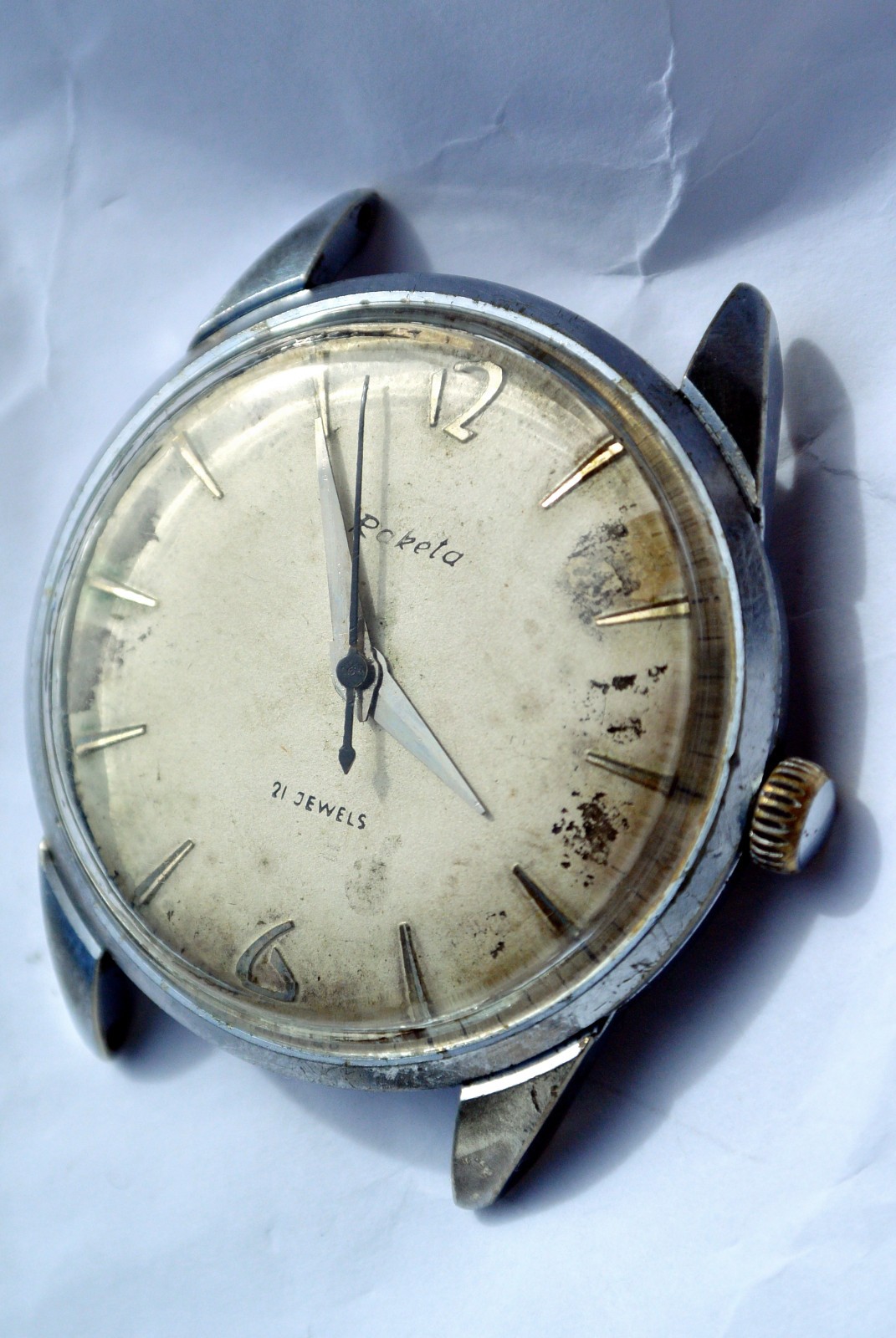 Vintage Soviet Raketa Baltika Cal.2609a, Running Nicely