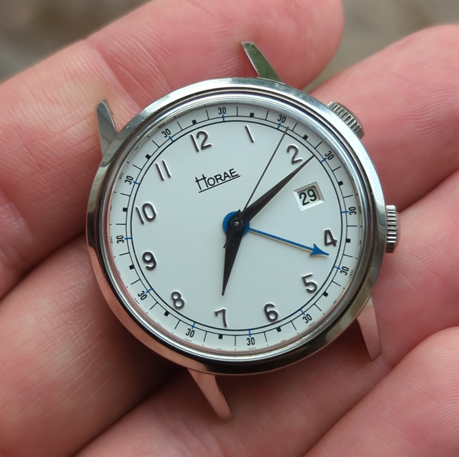 Horae Modern 2004 Edition Watch with 1960s AS 1568 Alarm Movement (BS16)