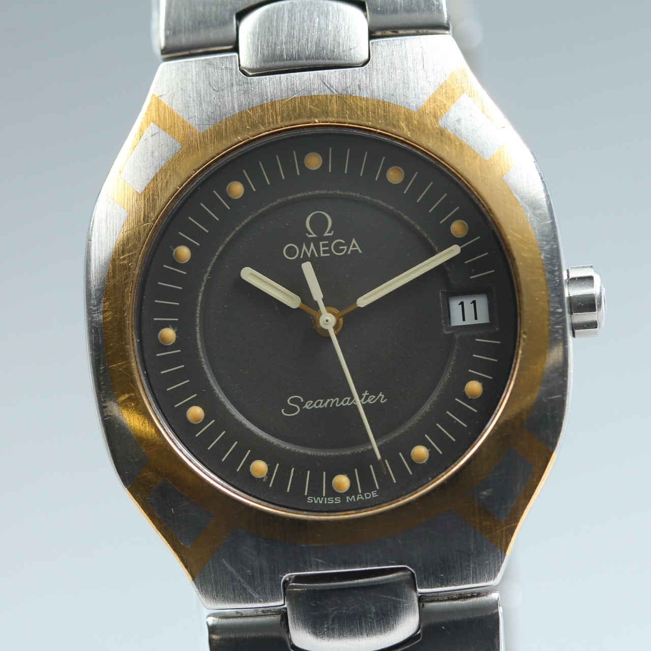 [Near MINT] OMEGA Seamaster Polaris 396.1022 Cal.1438 Quartz Men’s Watch JAPAN