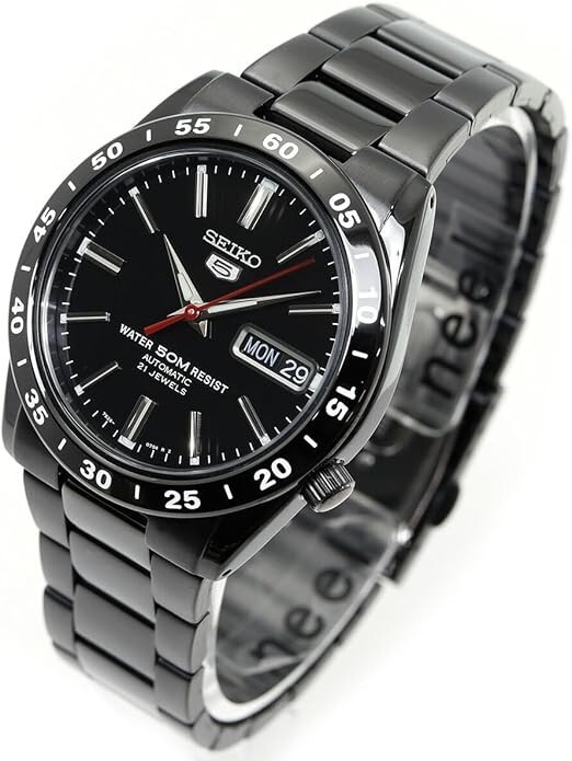 SEIKO SEIKO5 SNKE03K1 Black Automatic Men’s Watch Black Silver Analog Quartz new