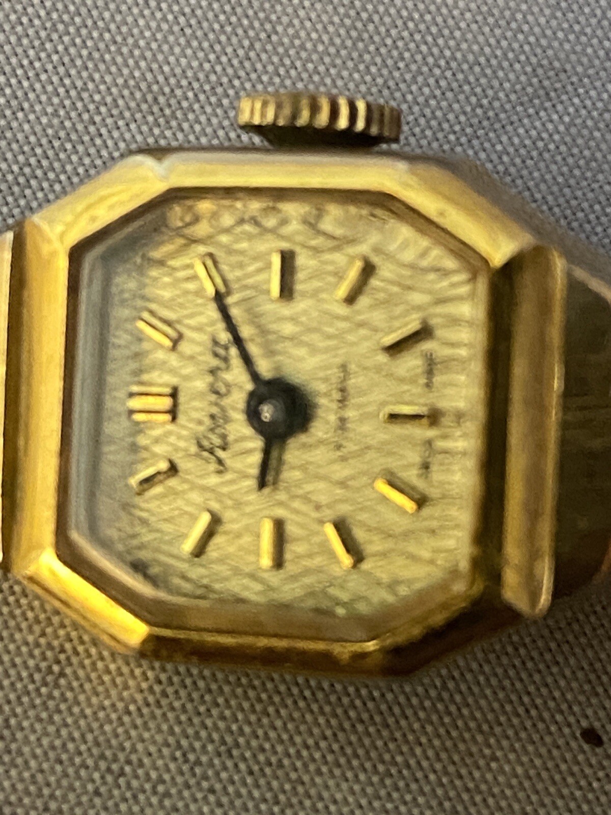 VTG Riviera Ladies Watch 17 Jewels Swiss Made Gold Tone