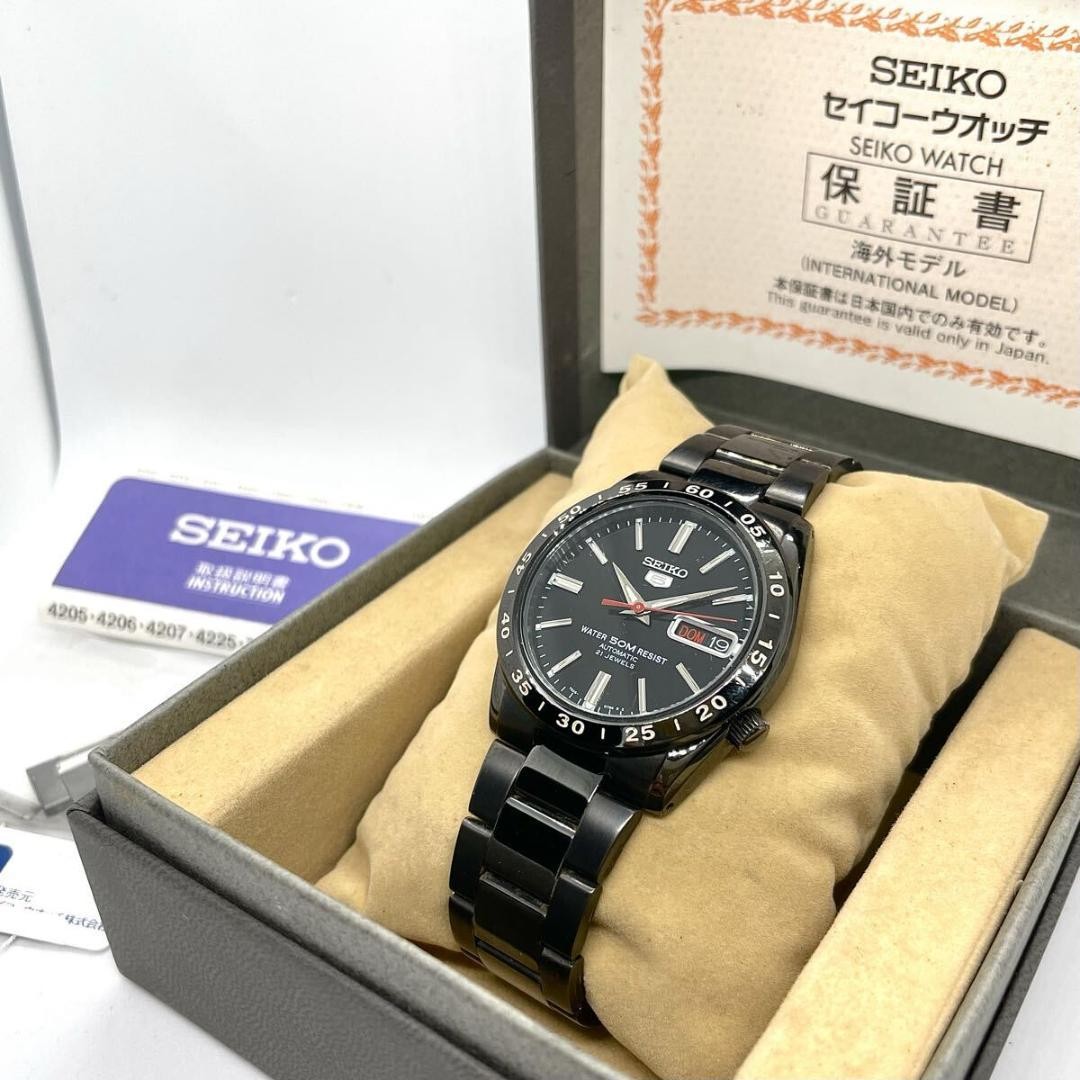 Seiko [Exhibition Caseback/Warranty Included] Black French Dial Day-Date W