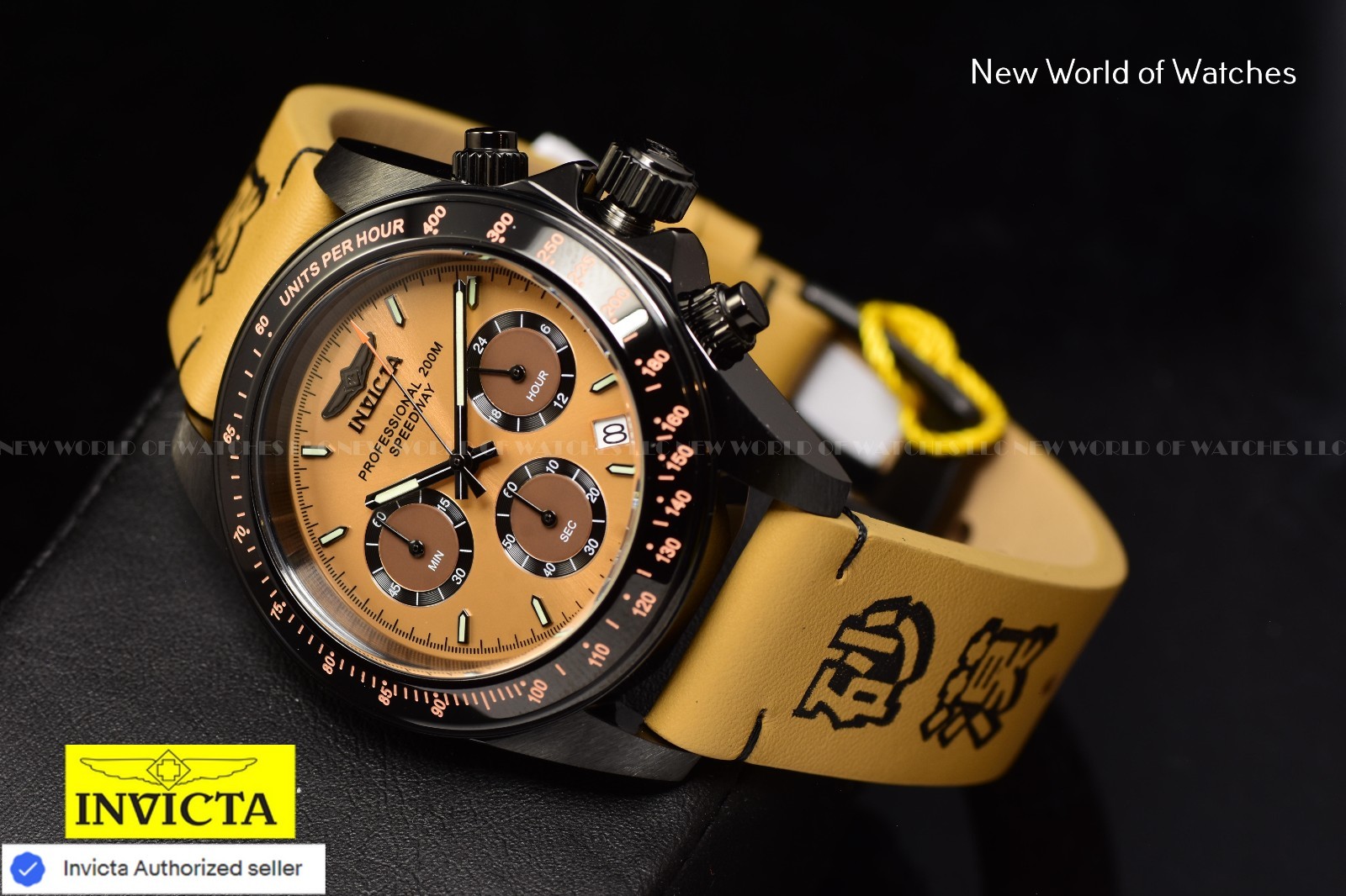 Invicta Men’s 46903 Pro Diver 43mm Black Stainless Steel Quartz Watch