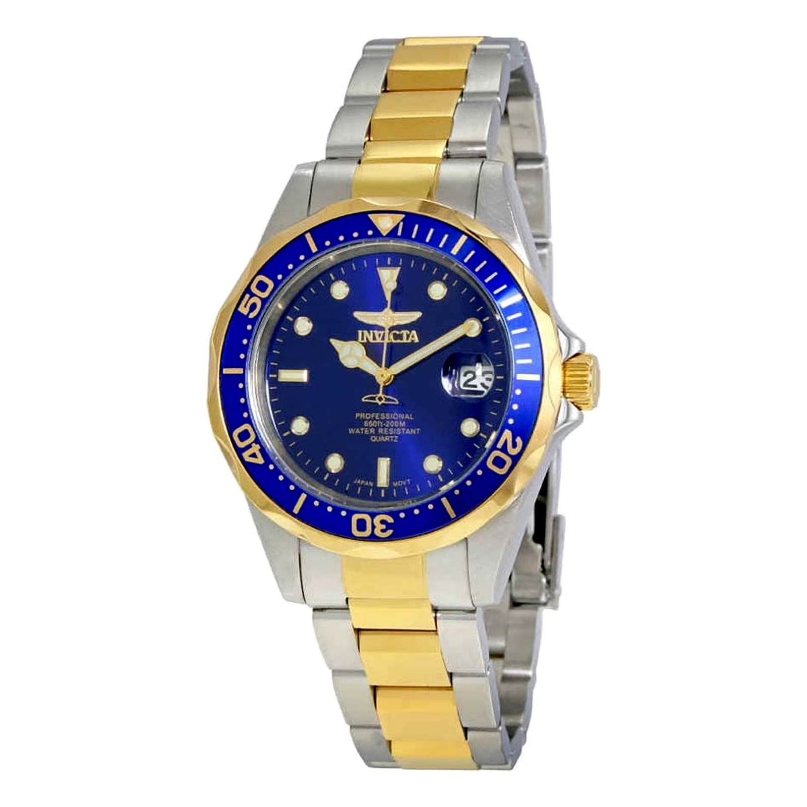 Invicta Men’s 8935 Pro Diver Collection Blue Dial Two-Tone Stainless Steel Watch