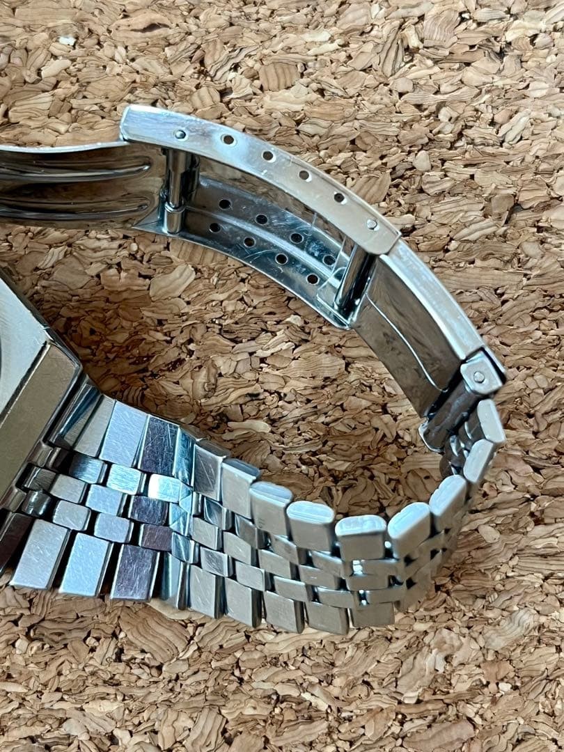 ’76 SEIKO QUARTZ TYPE II Black Genuine Extension