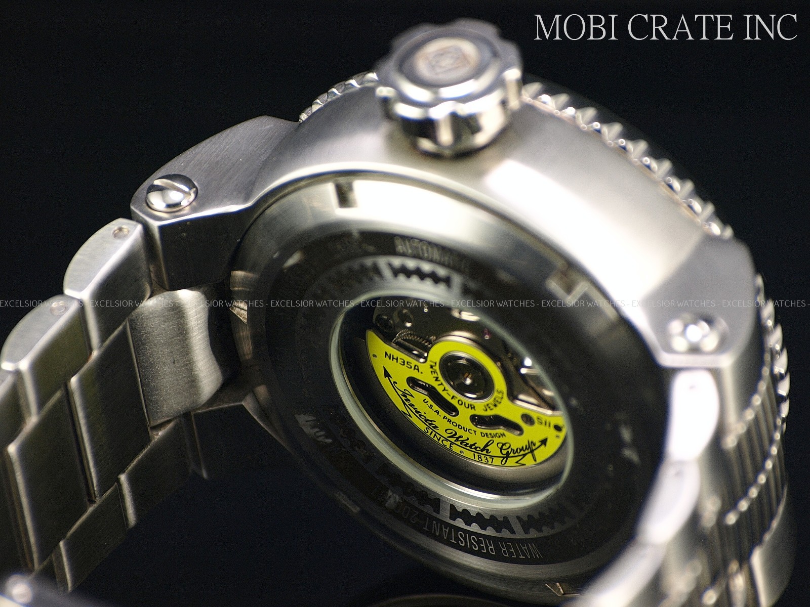 Rare Invicta Men’s 52mm Pro Diver NH35A AUTOMATIC Blue Dial SS 500m Watch