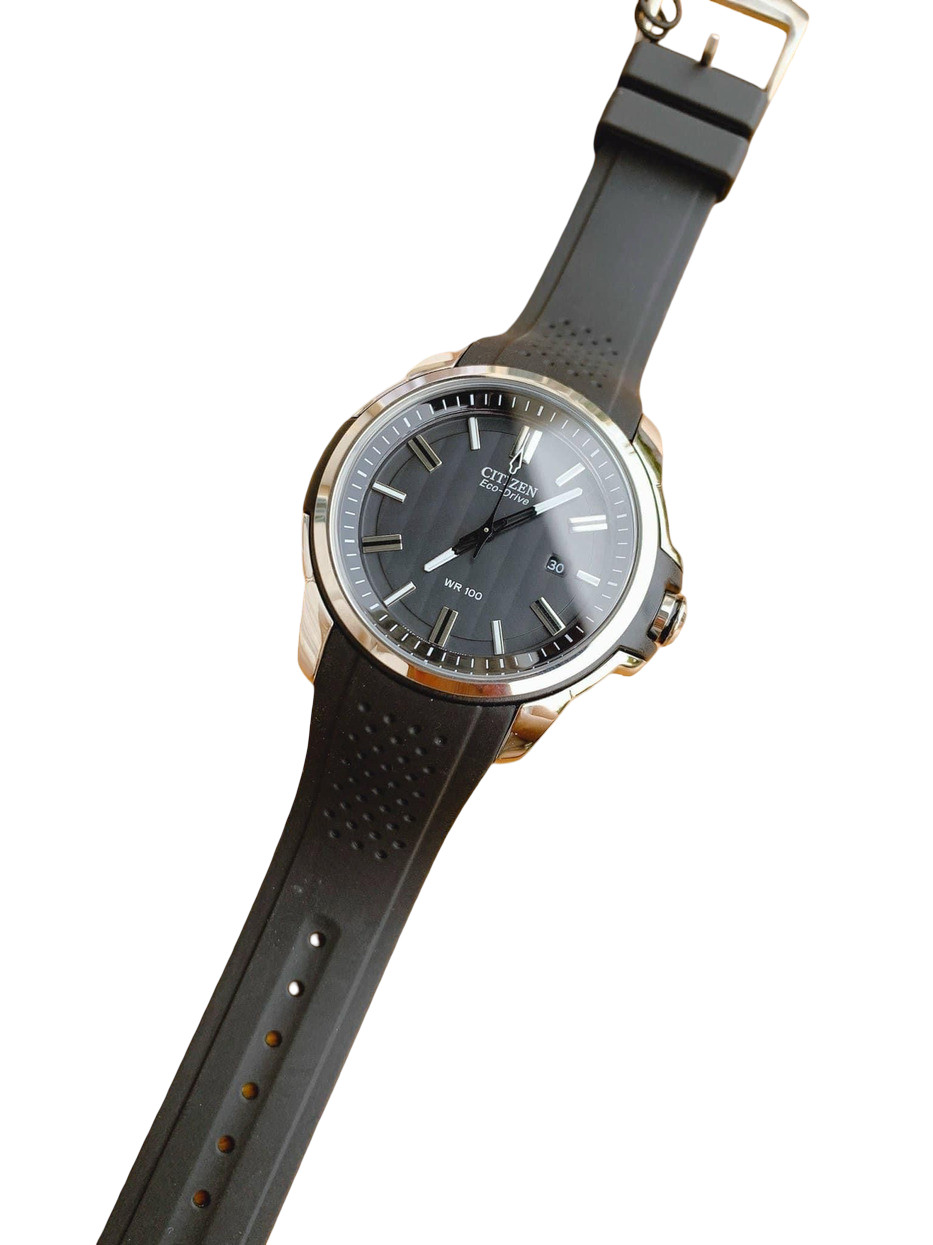 Citizen AR Eco-Drive Black Dial Men’s Watch AW1150-07E New In Box
