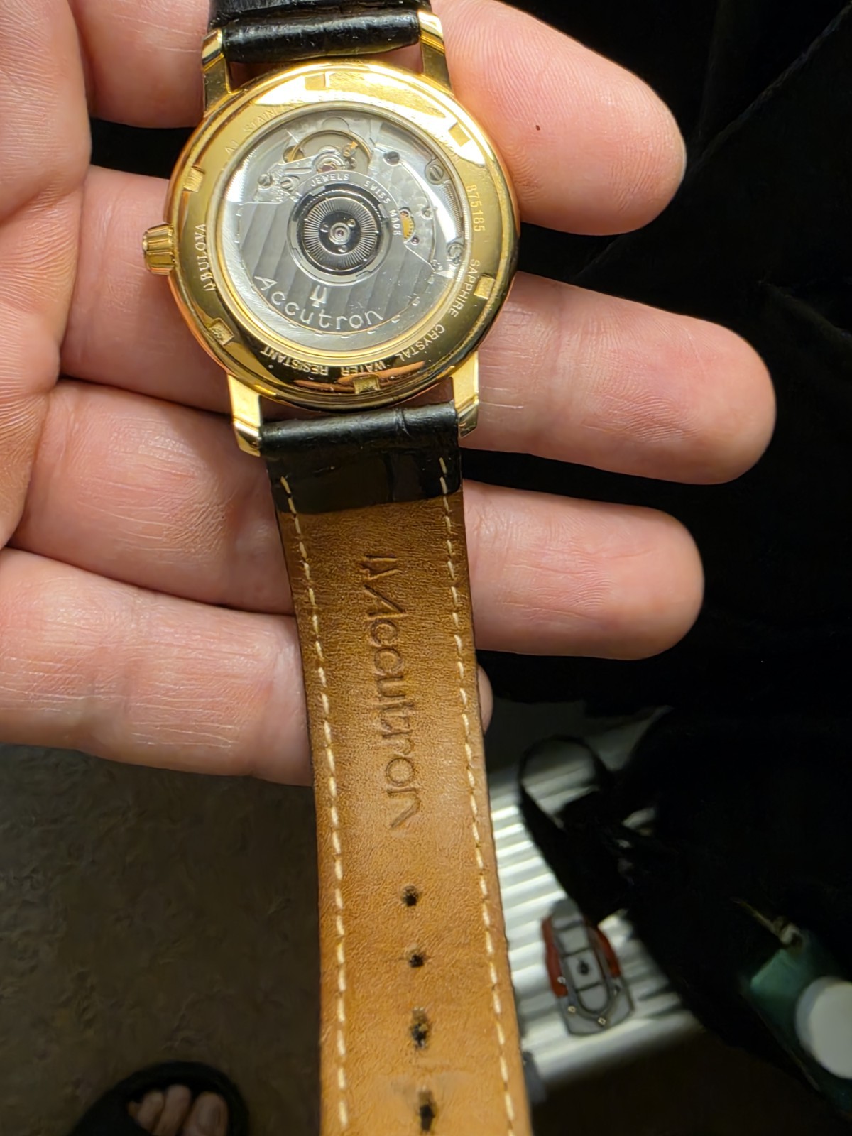 Bulova Accutron Men’s Gemini Automatic Sapphire Swiss 38mm Watch 27B58