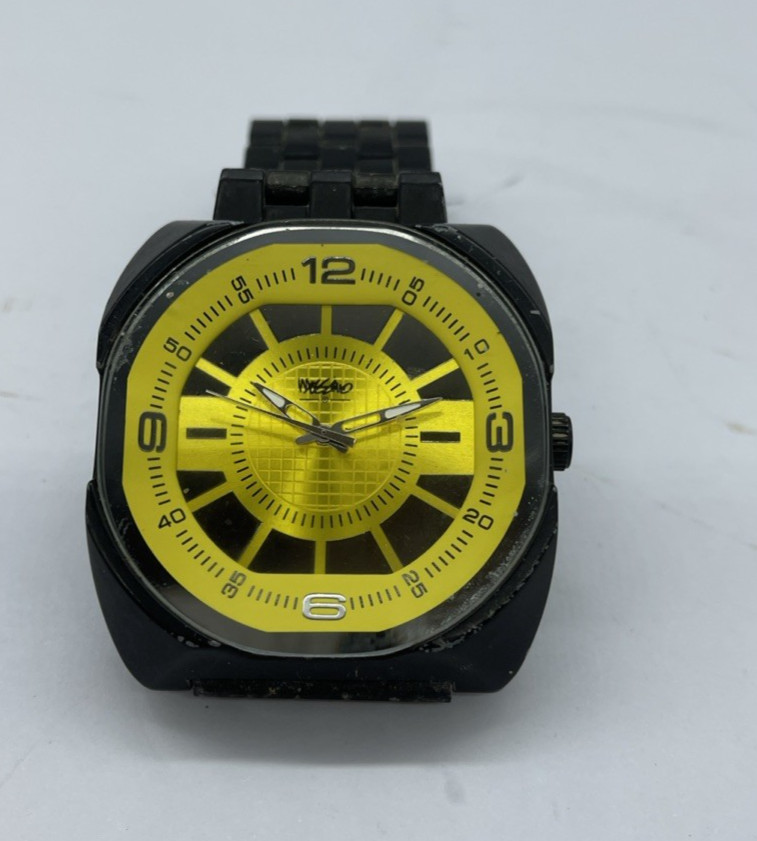 Mossimo Large Face Watch Black and Yellow MM90290 S60-12