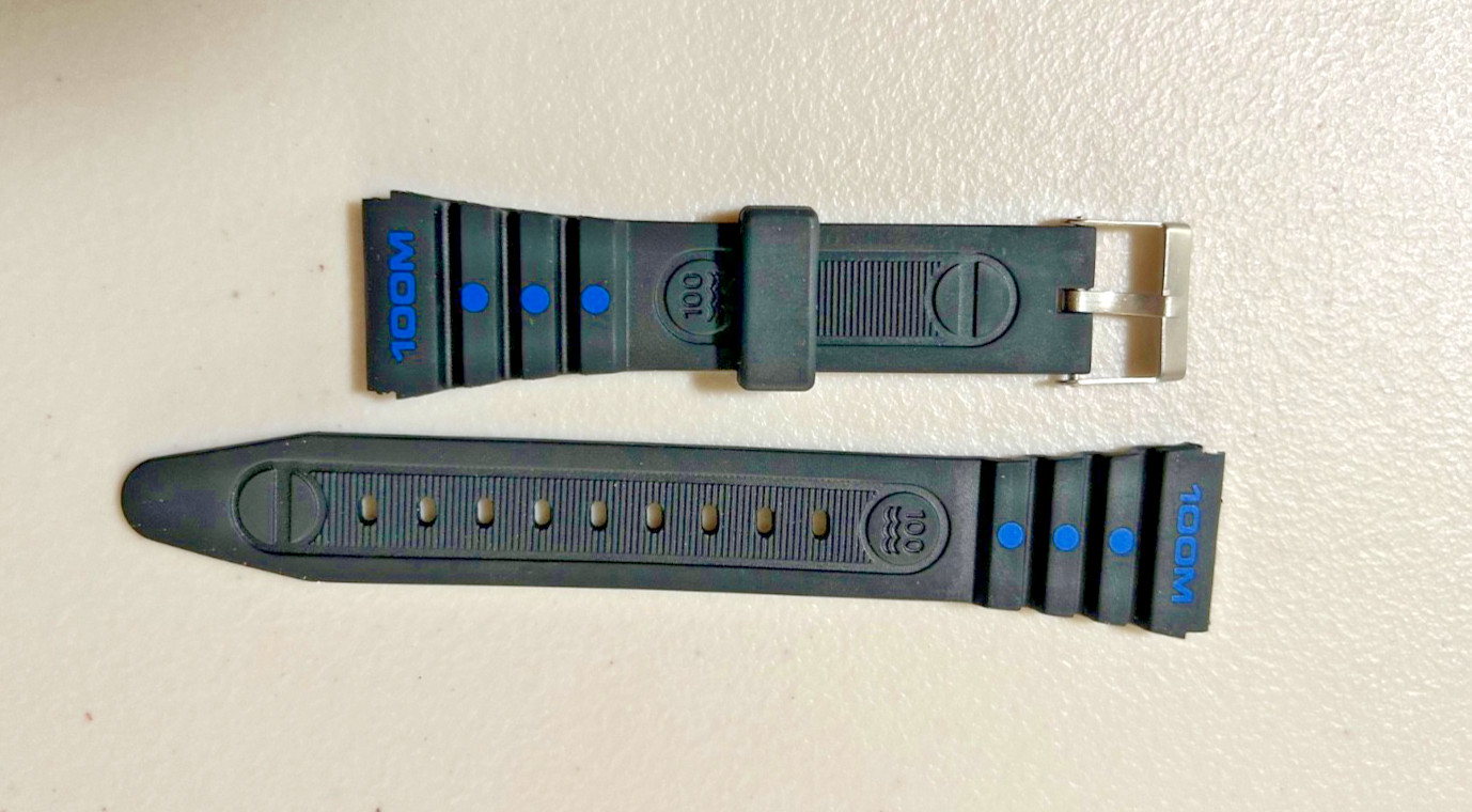 2 Vintage New Old Stock Gents Hadley Diver’s Wristwatch Bands